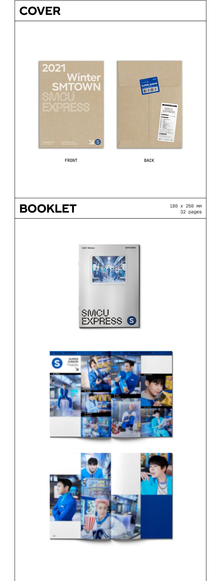 2021 Winter SMTOWN : SMCU EXPRESS Album (SUPER JUNIOR (CD Only, No Poster)) - Image 3