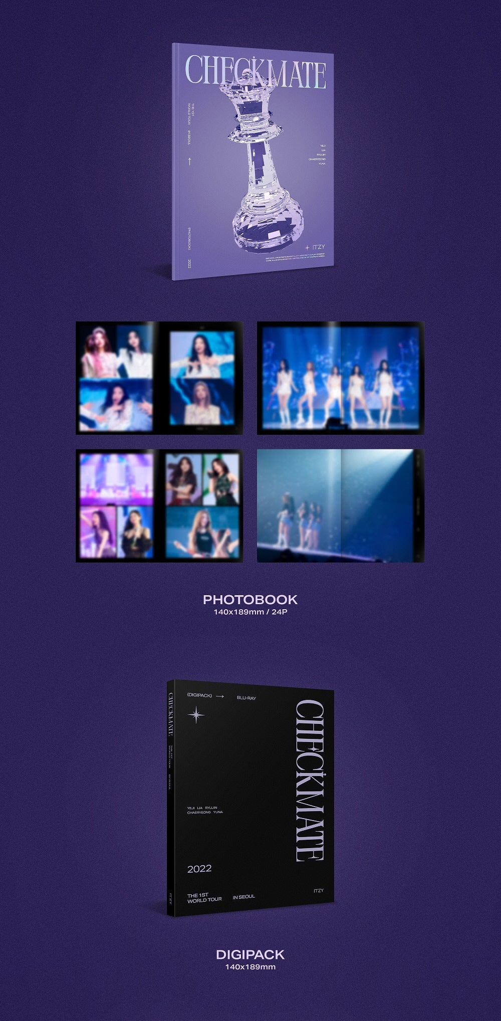 2022 ITZY THE 1ST WORLD TOUR <CHECKMATE> in SEOUL Blu-ray - Image 3