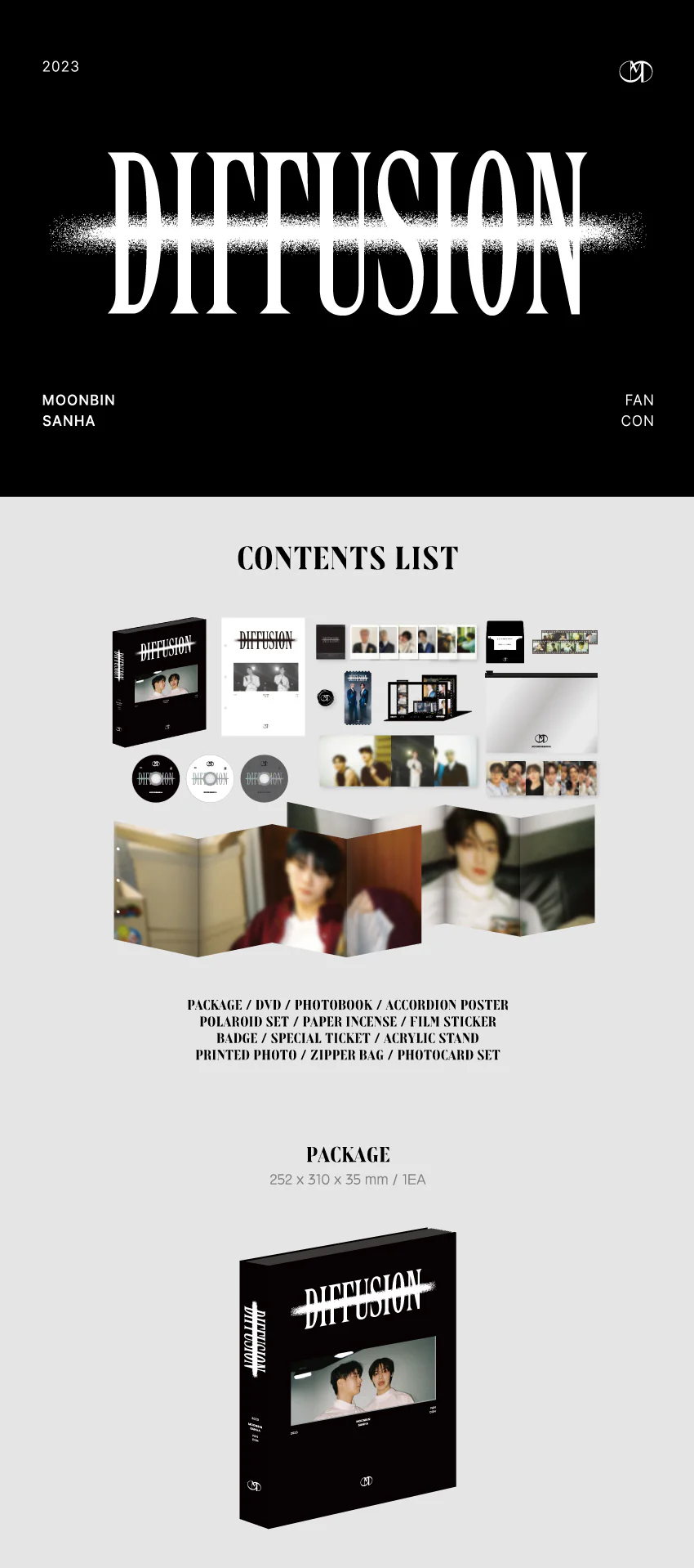 2023 MOONBIN & SANHA (ASTRO) FAN CON : [DIFFUSION] DVD - Image 2