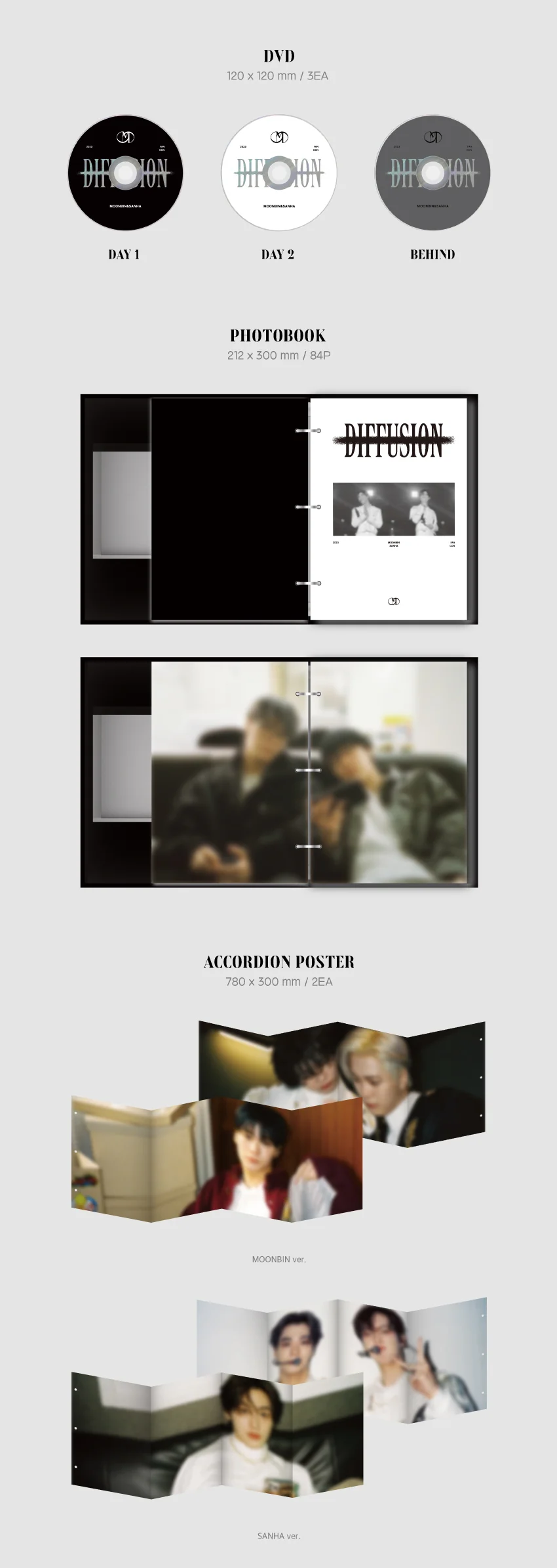 2023 MOONBIN & SANHA (ASTRO) FAN CON : [DIFFUSION] DVD - Image 3