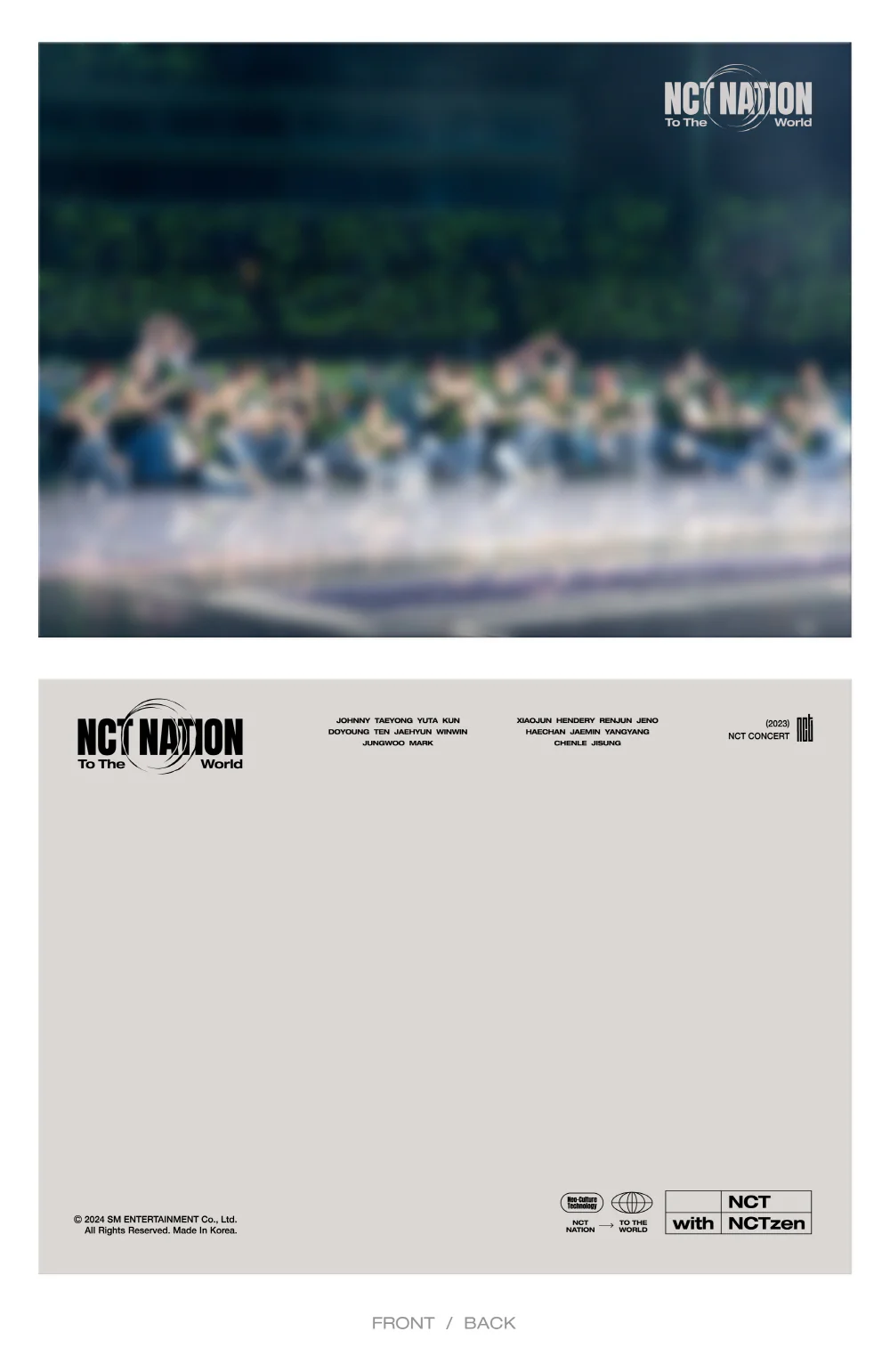 2023 NCT CONCERT - NCT NATION : To The World in INCHEON Blu-ray + Pre-Order Benefit - Image 7