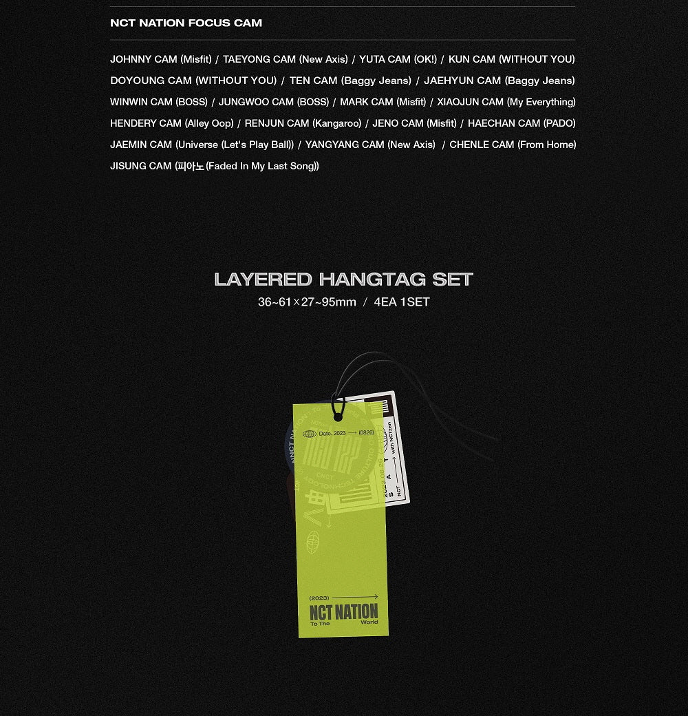 2023 NCT Concert - NCT Nation : To The World in Incheon SMTOWN CODE version+Pre-Order Benefit - Image 6