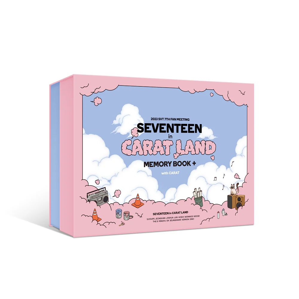 2023 SVT 7TH FAN MEETING SEVENTEEN in CARAT LAND MEMORY BOOK+ DIGITAL CODE
