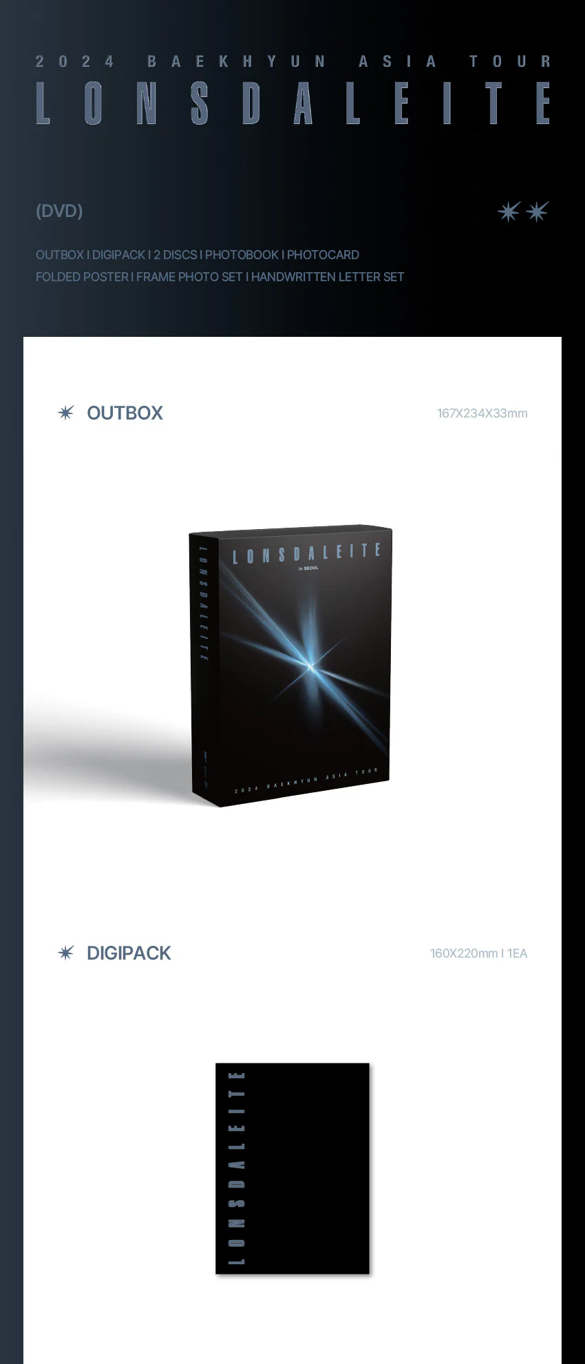 2024 Baekhyun Asia Tour Lonsdaleite in Seoul DVD - Image 2