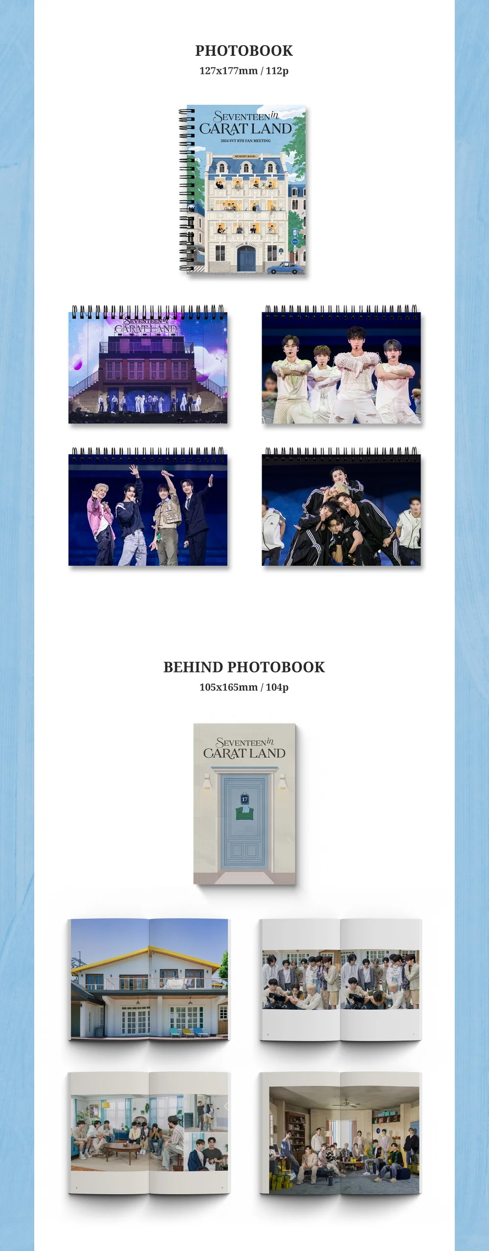 2024 SVT 8TH FAN MEETING [SEVENTEEN in CARAT LAND] MEMORY BOOK+ - Image 3