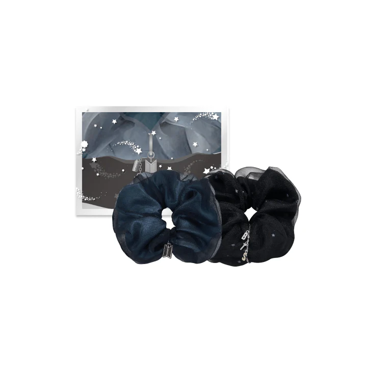 [2025 BTS FESTA x Weverse] Organza Scrunchie Set for Midnight