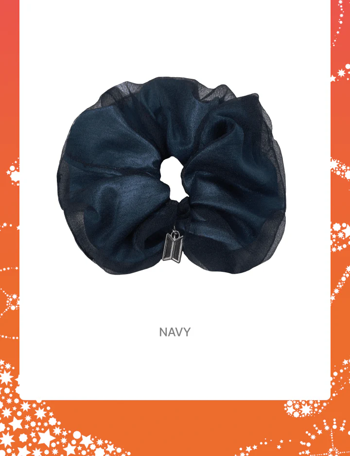[2025 BTS FESTA x Weverse] Organza Scrunchie Set for Midnight - Image 4