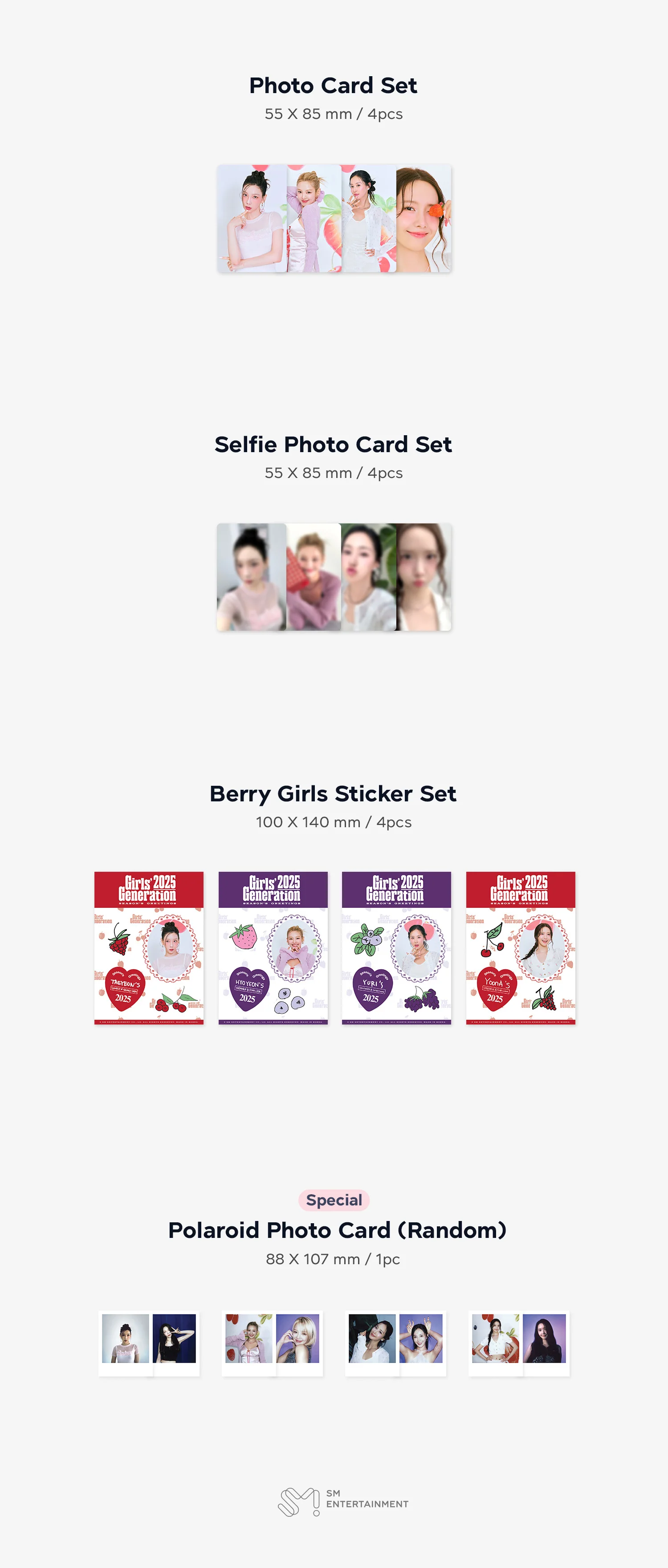 2025 SM ARTIST SEASON'S GREETINGS [Girls' Generation/ aespa/ NCT 127/ NCT DREAM/ NCT WISH/ Red Velvet/ RIIZE/ SHINee/ SUPER JUNIOR/ TVXQ/ WayV] - Image 11