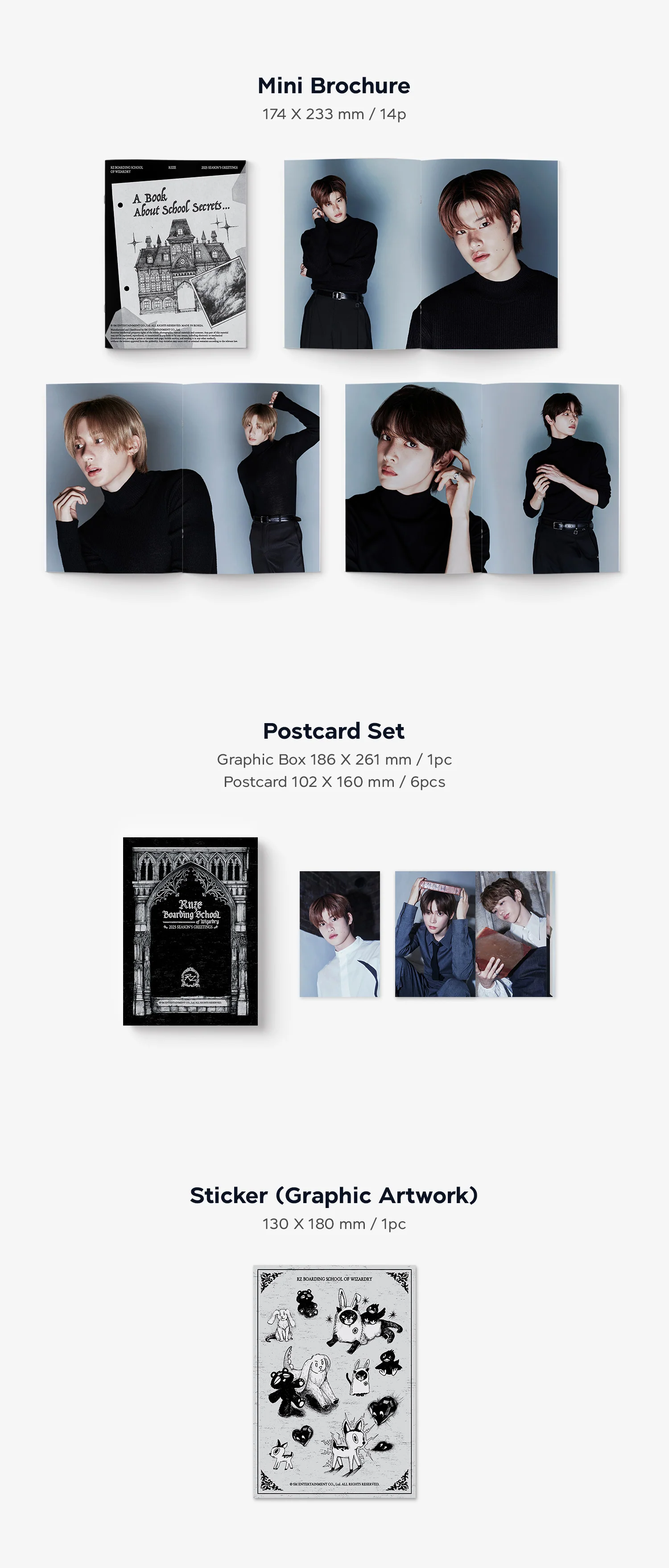 2025 SM ARTIST SEASON'S GREETINGS [Girls' Generation/ aespa/ NCT 127/ NCT DREAM/ NCT WISH/ Red Velvet/ RIIZE/ SHINee/ SUPER JUNIOR/ TVXQ/ WayV] - Image 35
