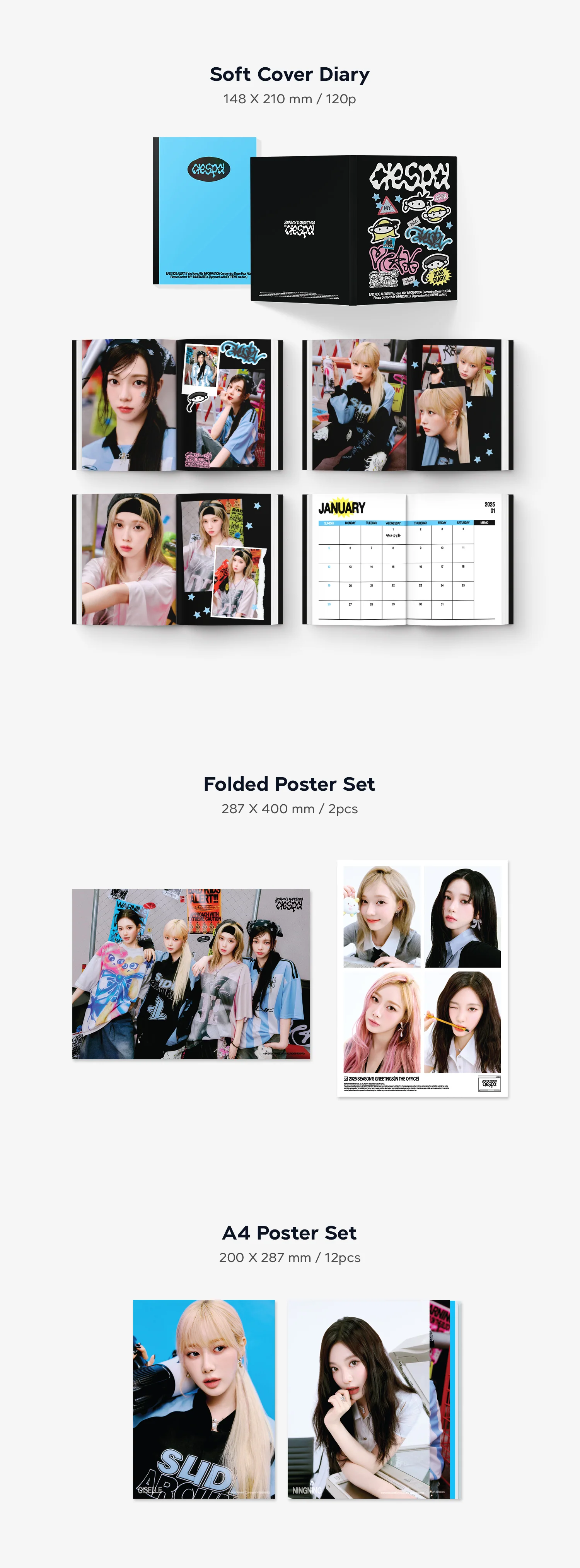2025 SM ARTIST SEASON'S GREETINGS [Girls' Generation/ aespa/ NCT 127/ NCT DREAM/ NCT WISH/ Red Velvet/ RIIZE/ SHINee/ SUPER JUNIOR/ TVXQ/ WayV] - Image 4