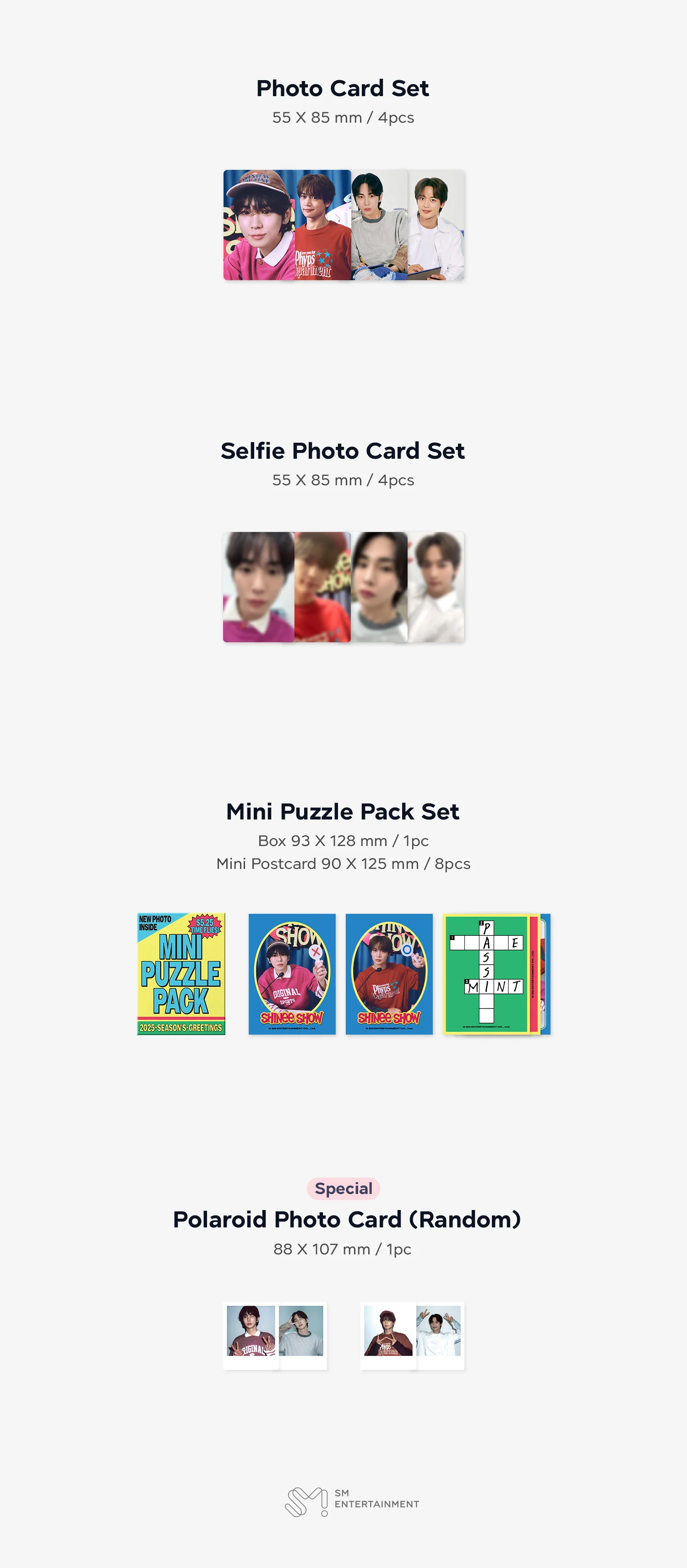 2025 SM ARTIST SEASON'S GREETINGS [Girls' Generation/ aespa/ NCT 127/ NCT DREAM/ NCT WISH/ Red Velvet/ RIIZE/ SHINee/ SUPER JUNIOR/ TVXQ/ WayV] - Image 41