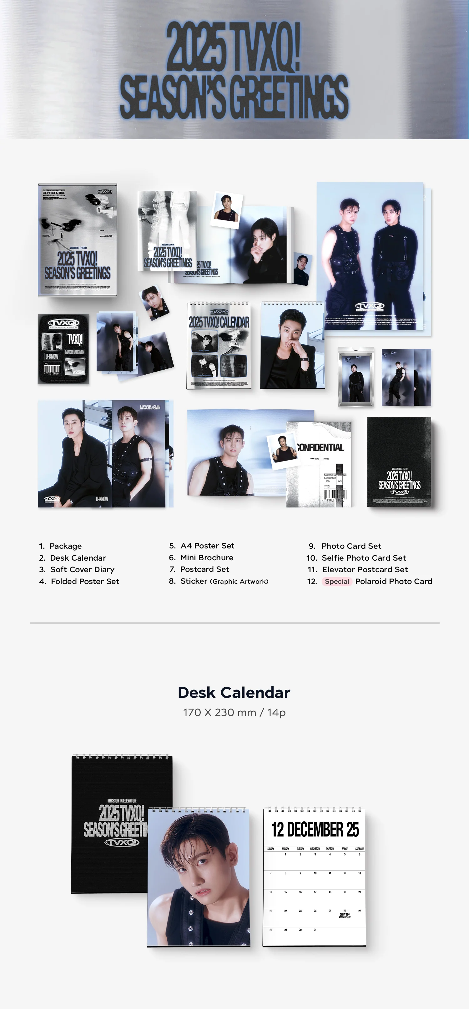 2025 SM ARTIST SEASON'S GREETINGS [Girls' Generation/ aespa/ NCT 127/ NCT DREAM/ NCT WISH/ Red Velvet/ RIIZE/ SHINee/ SUPER JUNIOR/ TVXQ/ WayV] - Image 48