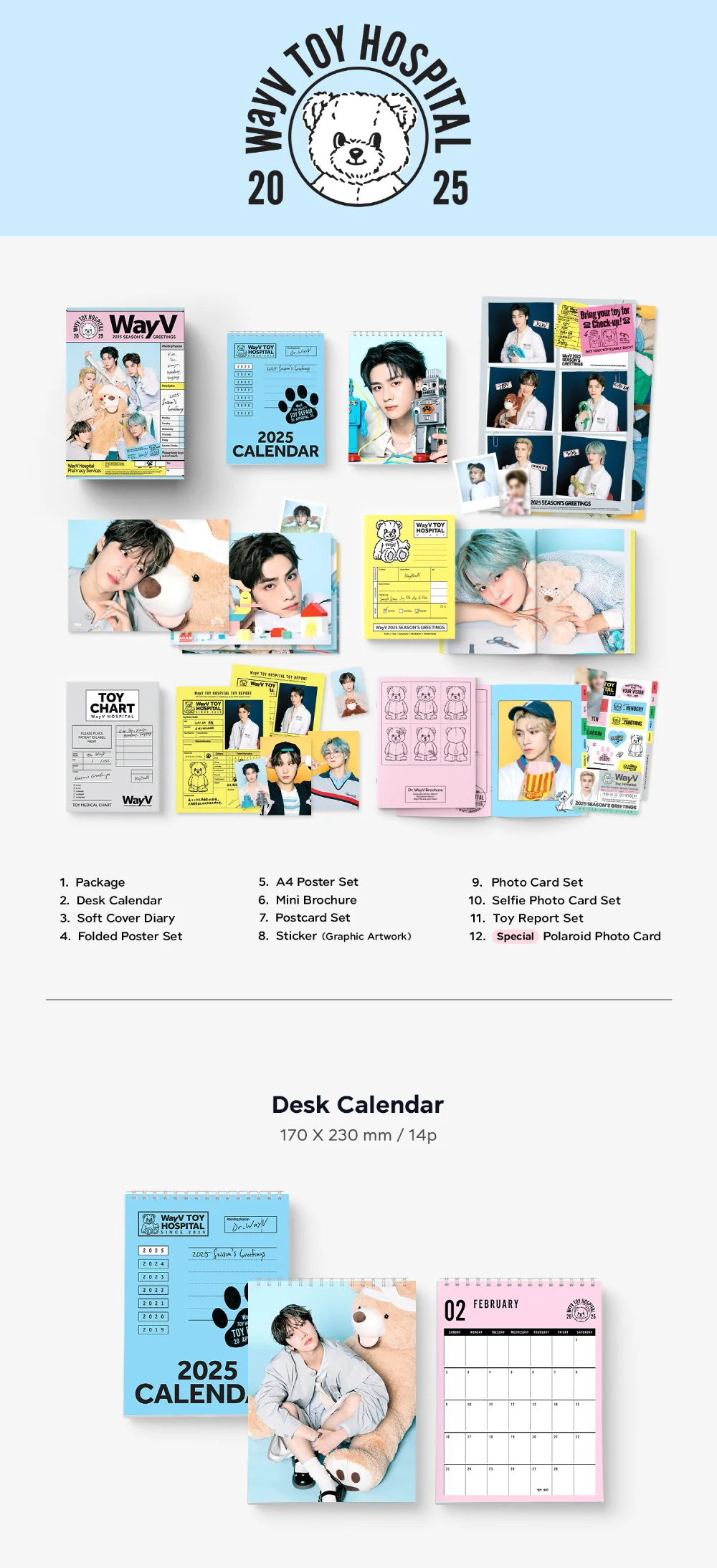 2025 SM ARTIST SEASON'S GREETINGS [Girls' Generation/ aespa/ NCT 127/ NCT DREAM/ NCT WISH/ Red Velvet/ RIIZE/ SHINee/ SUPER JUNIOR/ TVXQ/ WayV] - Image 53