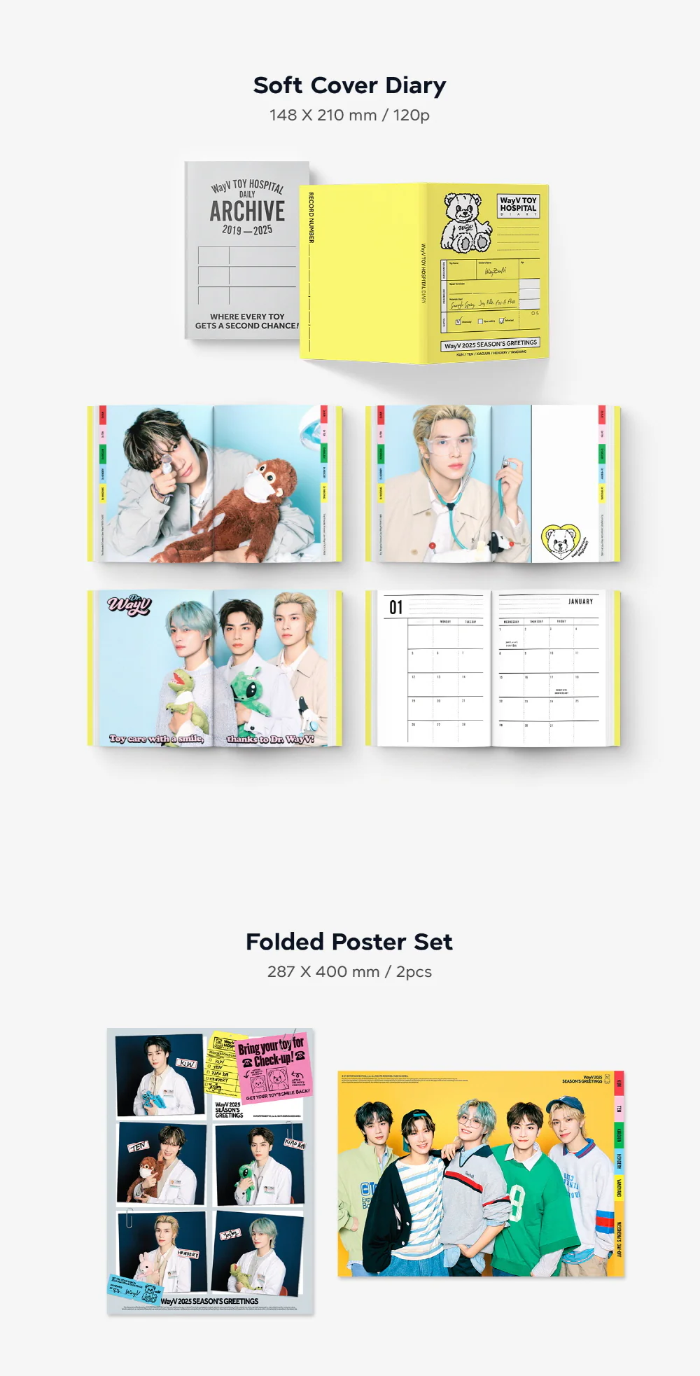 2025 SM ARTIST SEASON'S GREETINGS [Girls' Generation/ aespa/ NCT 127/ NCT DREAM/ NCT WISH/ Red Velvet/ RIIZE/ SHINee/ SUPER JUNIOR/ TVXQ/ WayV] - Image 54