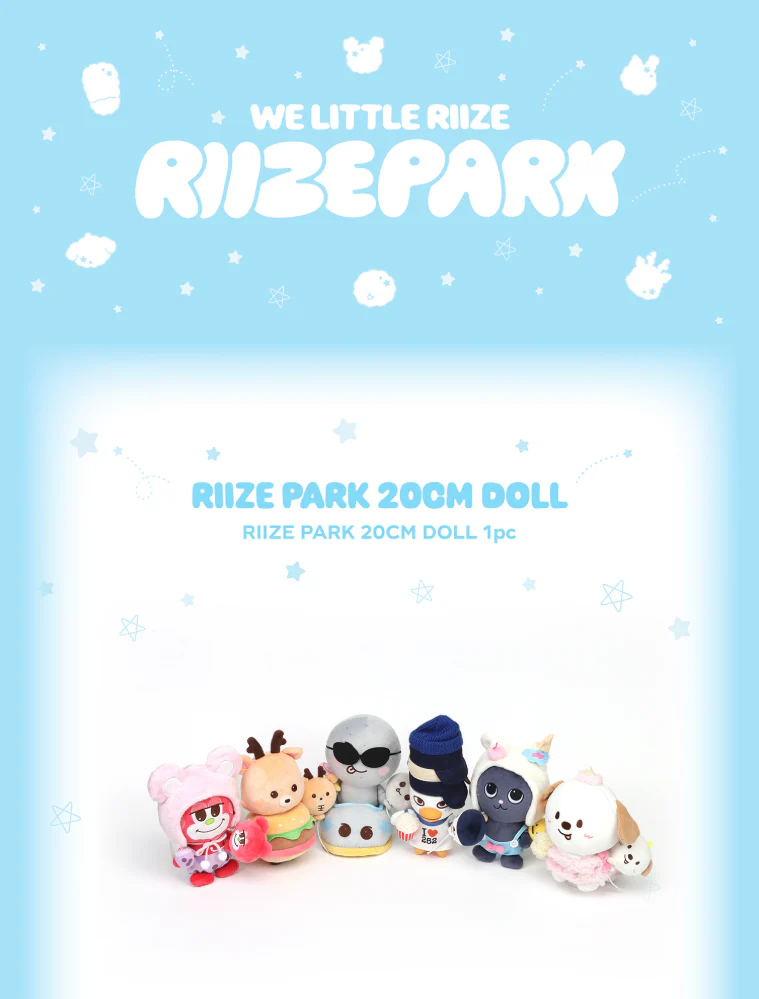 [2nd PRE-ORDER] RIIZE POP-UP 2025 WE LITTLE RIIZE Official MD - 20CM DOLL - Image 2