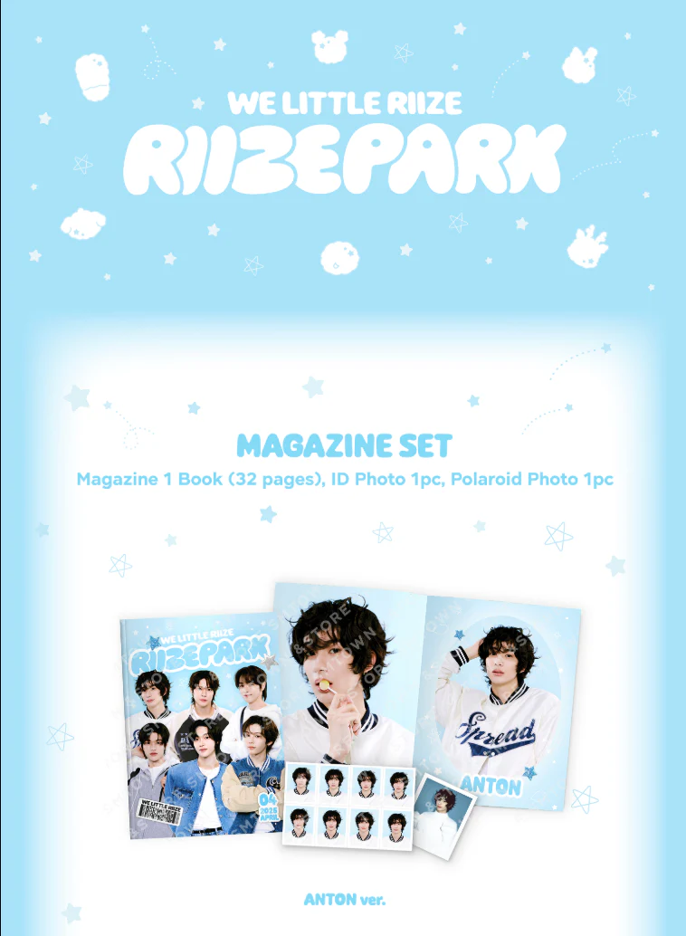 [2nd PRE-ORDER] RIIZE POP-UP 2025 WE LITTLE RIIZE Official MD - MAGAZINE SET - Image 2