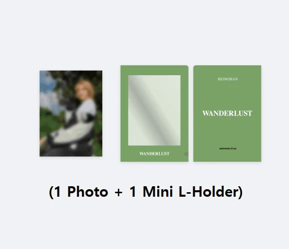 [2nd Preorder] JEONGHAN WANDERLUST PHOTOBOOK + WEVERSE SHOP POB - Image 2