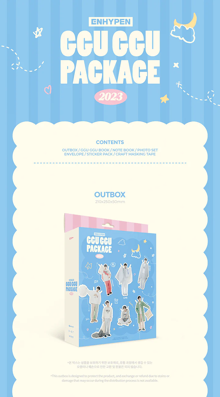 [2nd PREORDER MAR 31] ENHYPEN 2023 GGU GGU PACKAGE + Pre-Order Benefit - Image 2