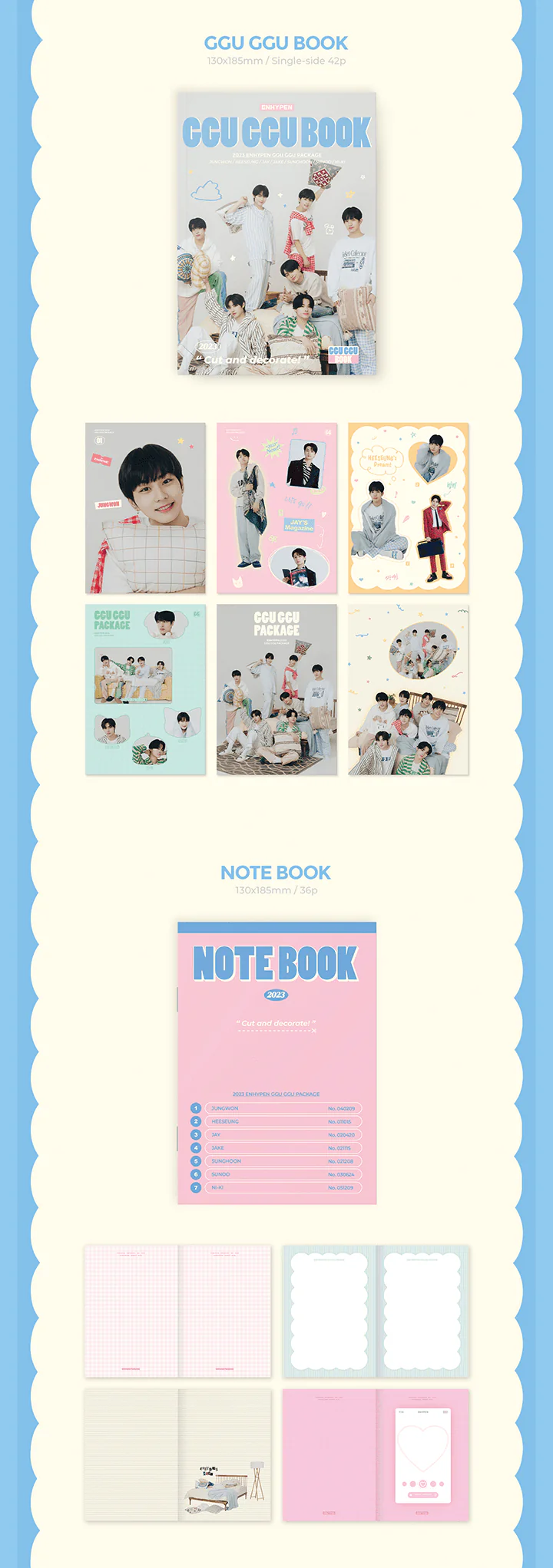 [2nd PREORDER MAR 31] ENHYPEN 2023 GGU GGU PACKAGE + Pre-Order Benefit - Image 3