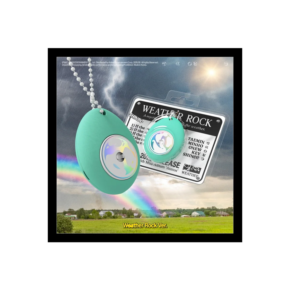[2nd Preorder/Release July 18] SHINee - 6th Mini Album Atmos Weather Rock version - Image 3