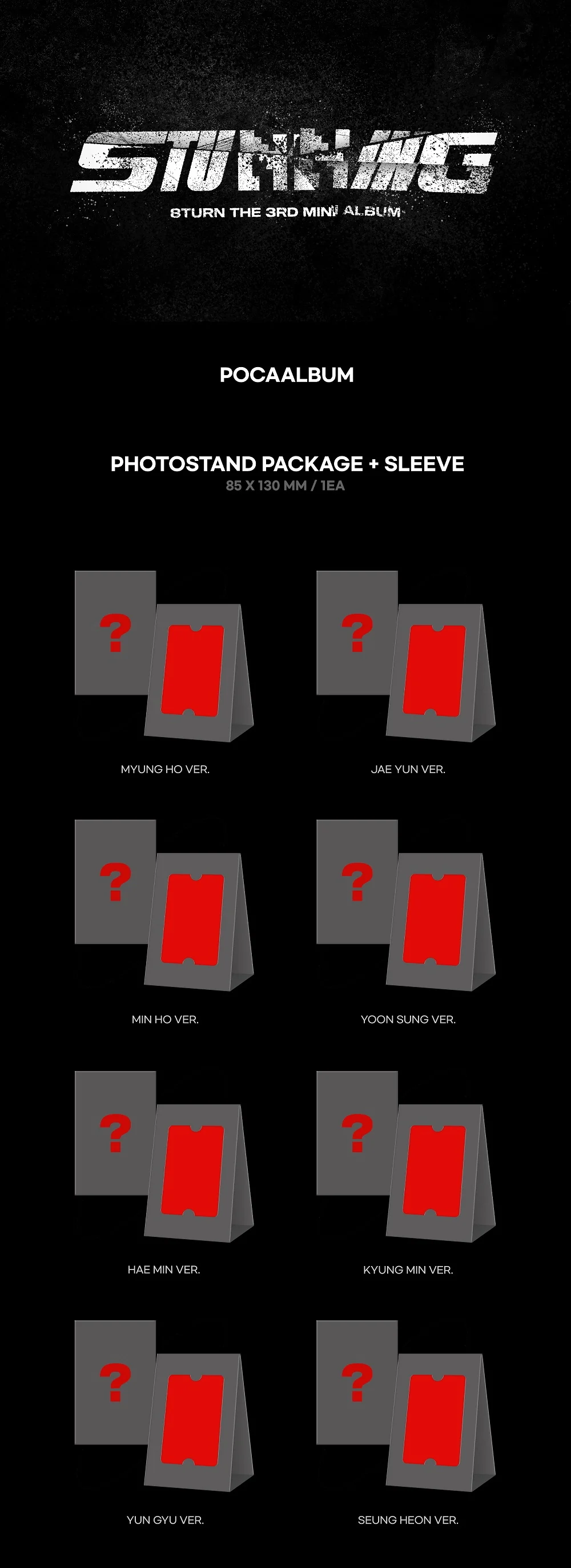 8TURN - 3rd Mini Album STUNNING POCA ALBUM - Image 2