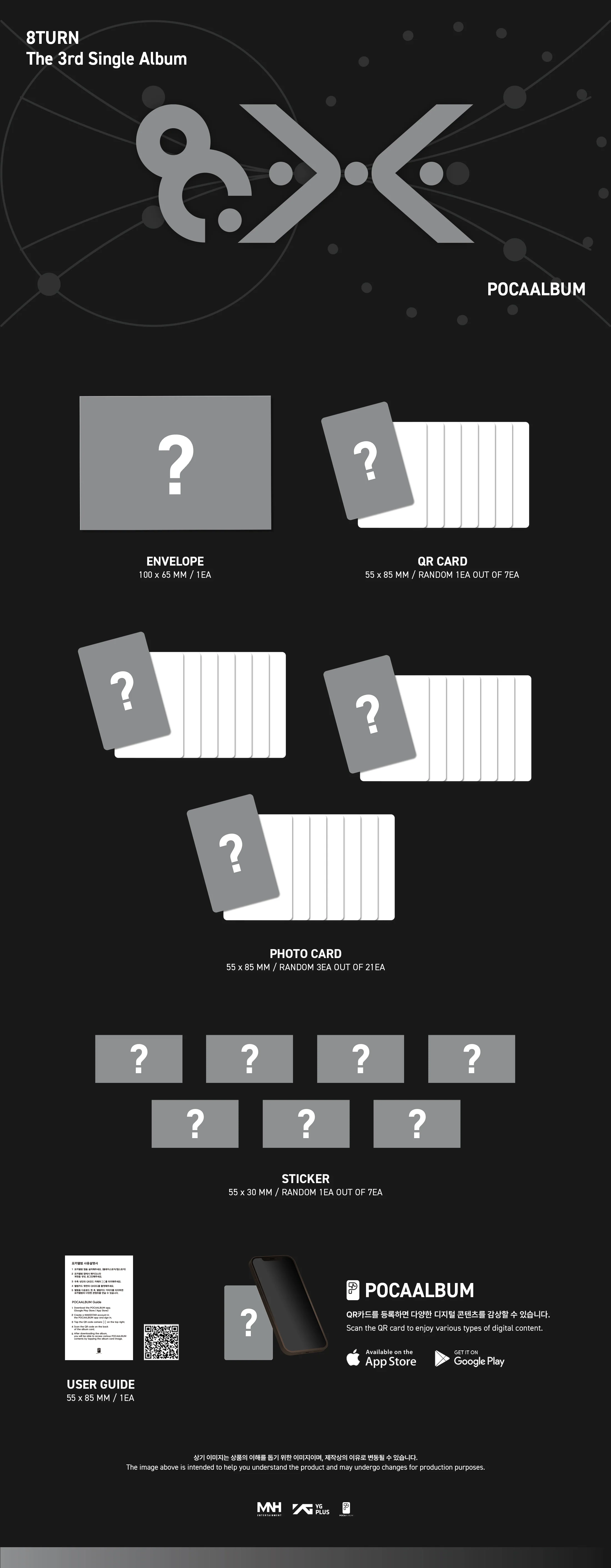 8Turn - 3rd Single Album 8.X Pocaalbum - Image 3