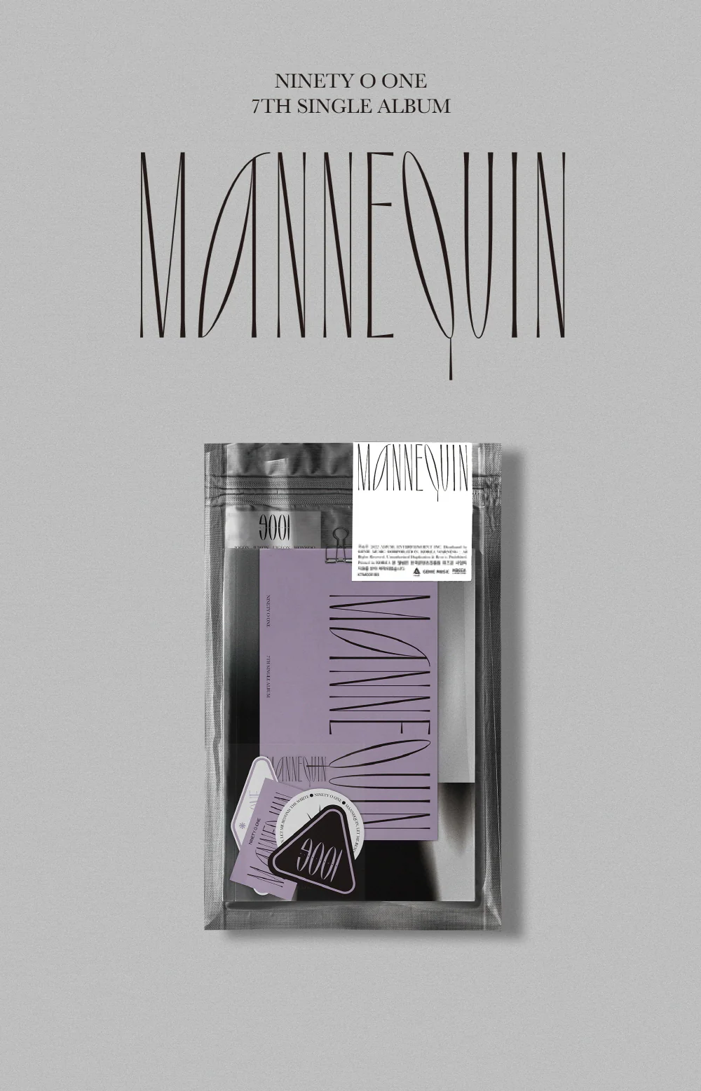 9001 (Ninety O One) - 7th Single Album Mannequin CD - Image 2