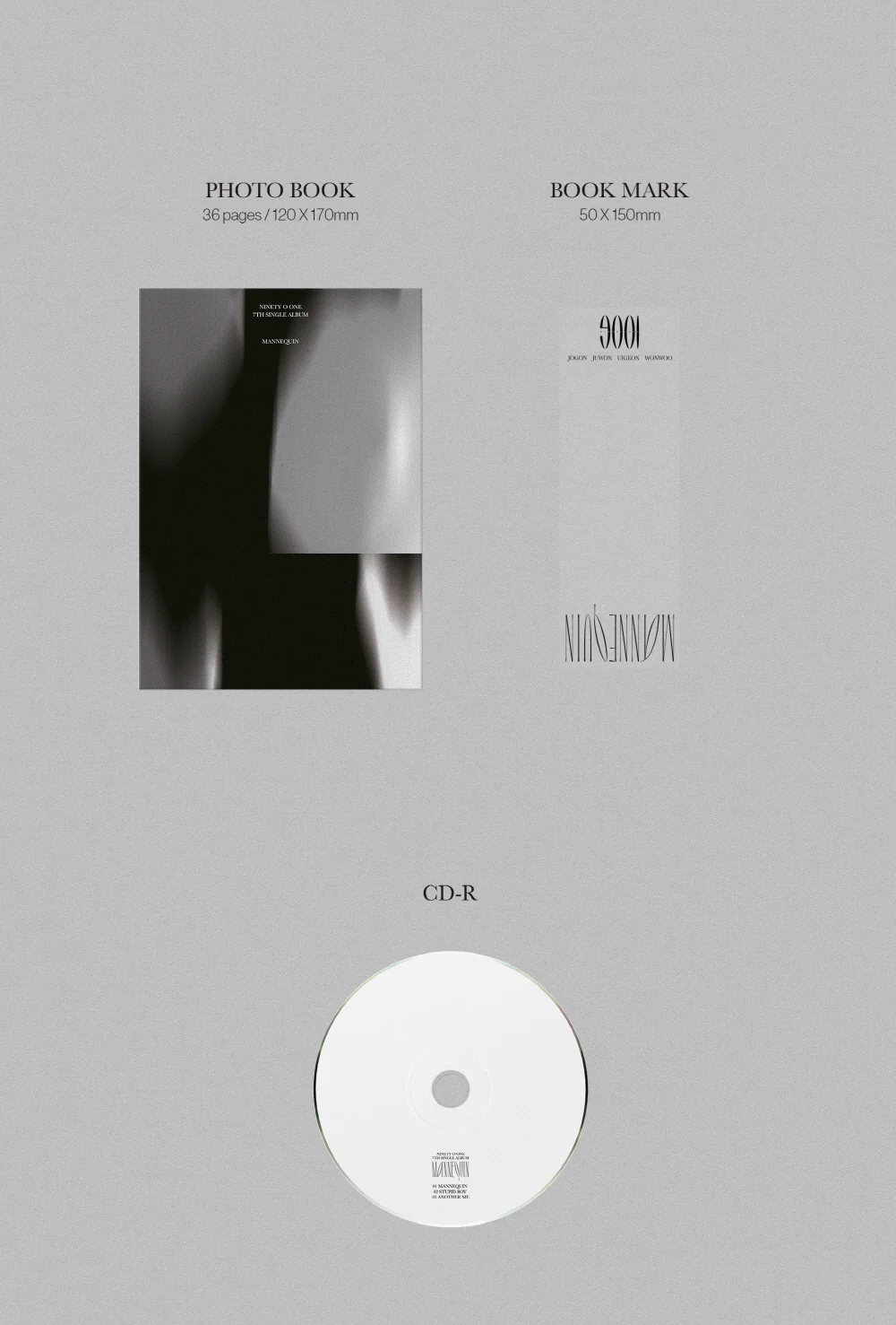 9001 (Ninety O One) - 7th Single Album Mannequin CD - Image 3