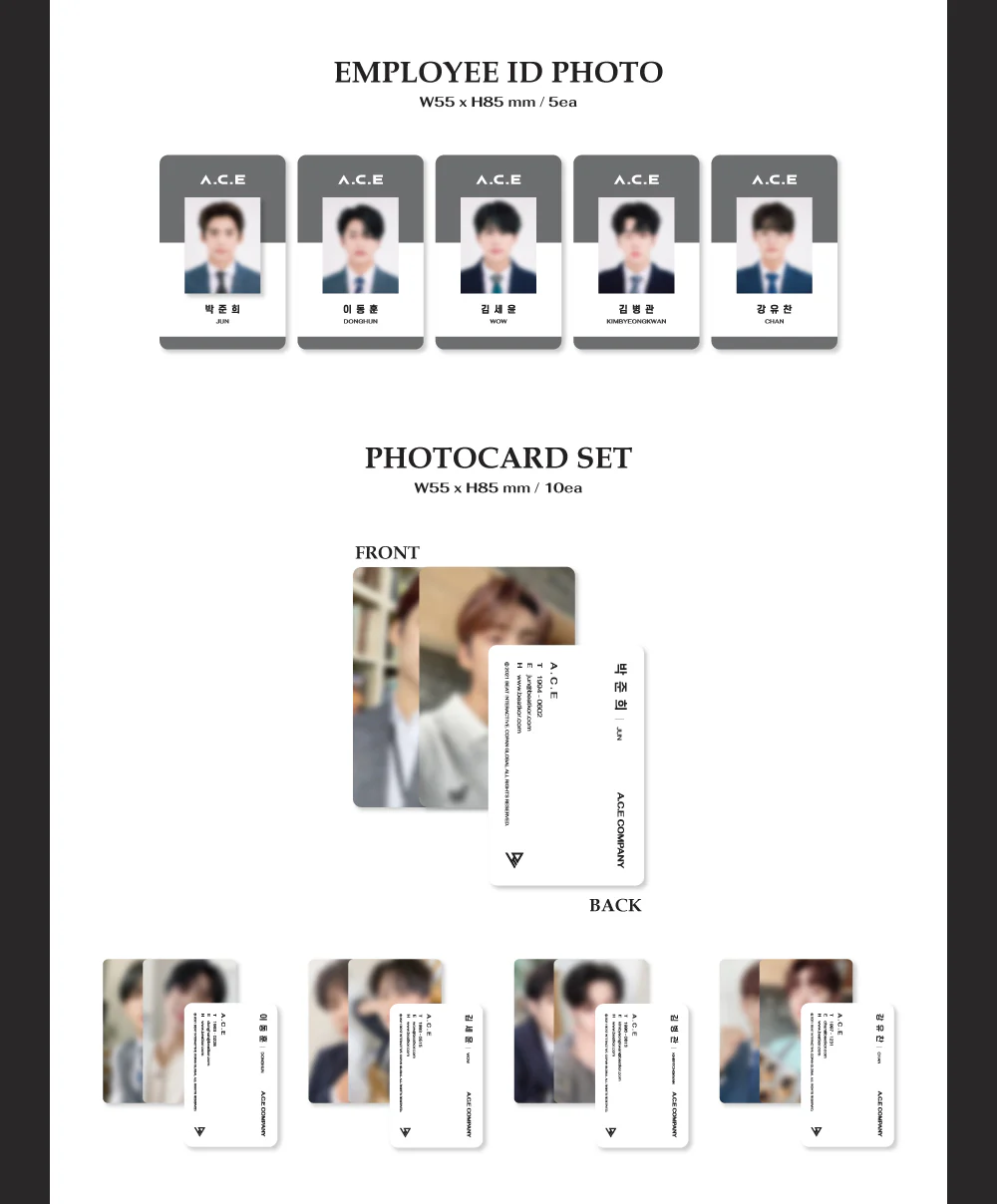 A.C.E - 2022 SEASON'S GREETINGS [A.C.E COMPANY]+Extra Photocards Set - Image 5