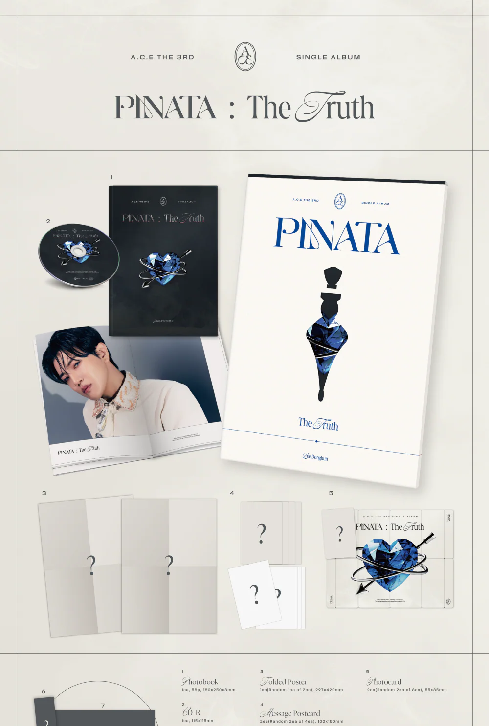 A.C.E - 3rd Single Album Pinata CD - Image 3