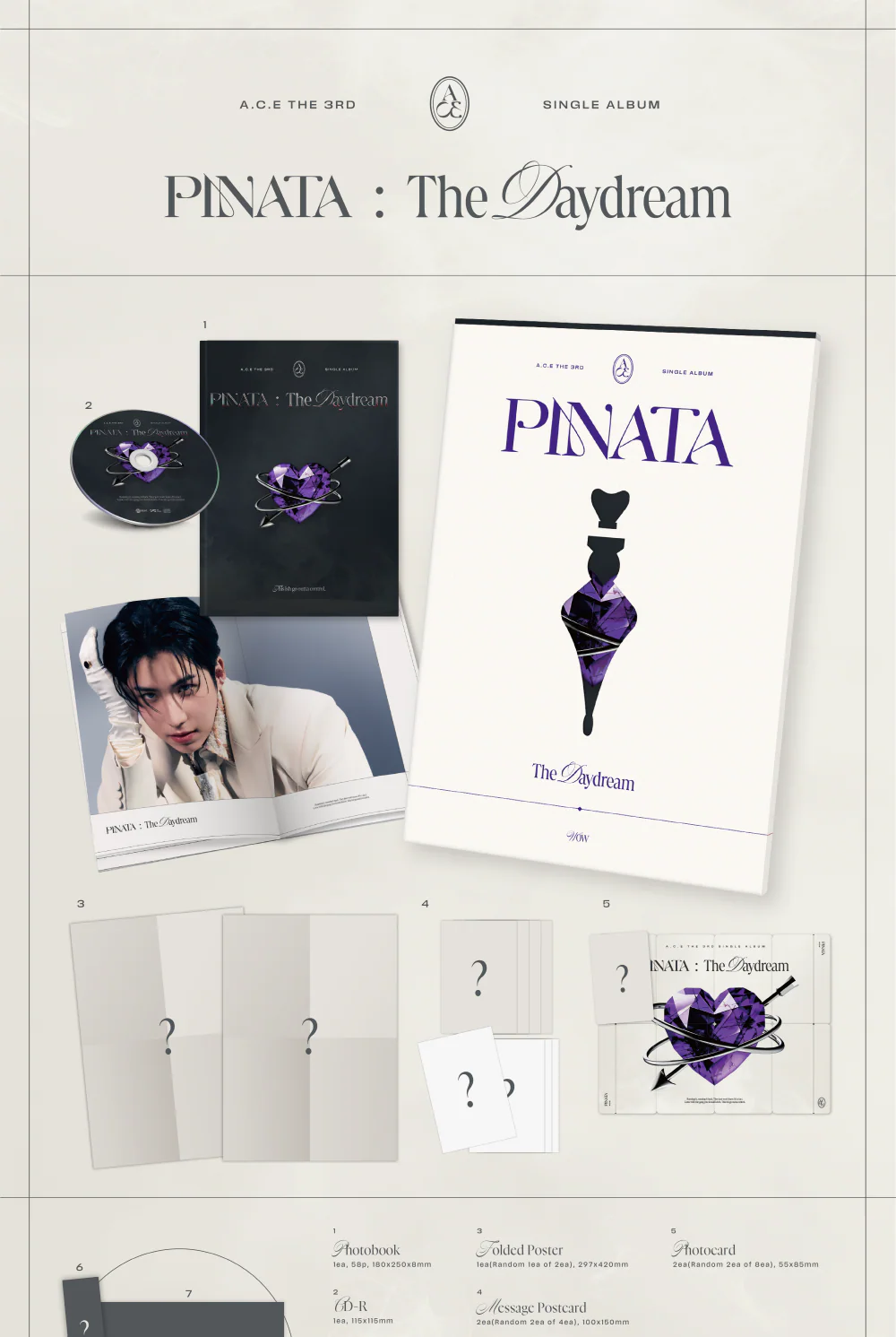 A.C.E - 3rd Single Album Pinata CD - Image 4