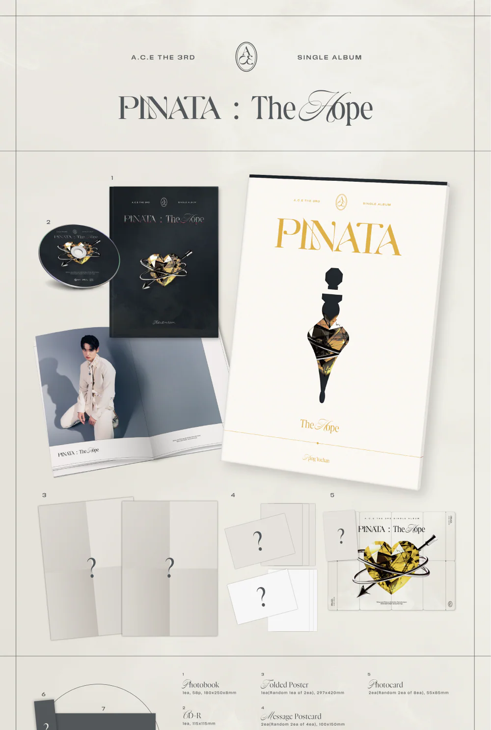 A.C.E - 3rd Single Album Pinata CD - Image 6