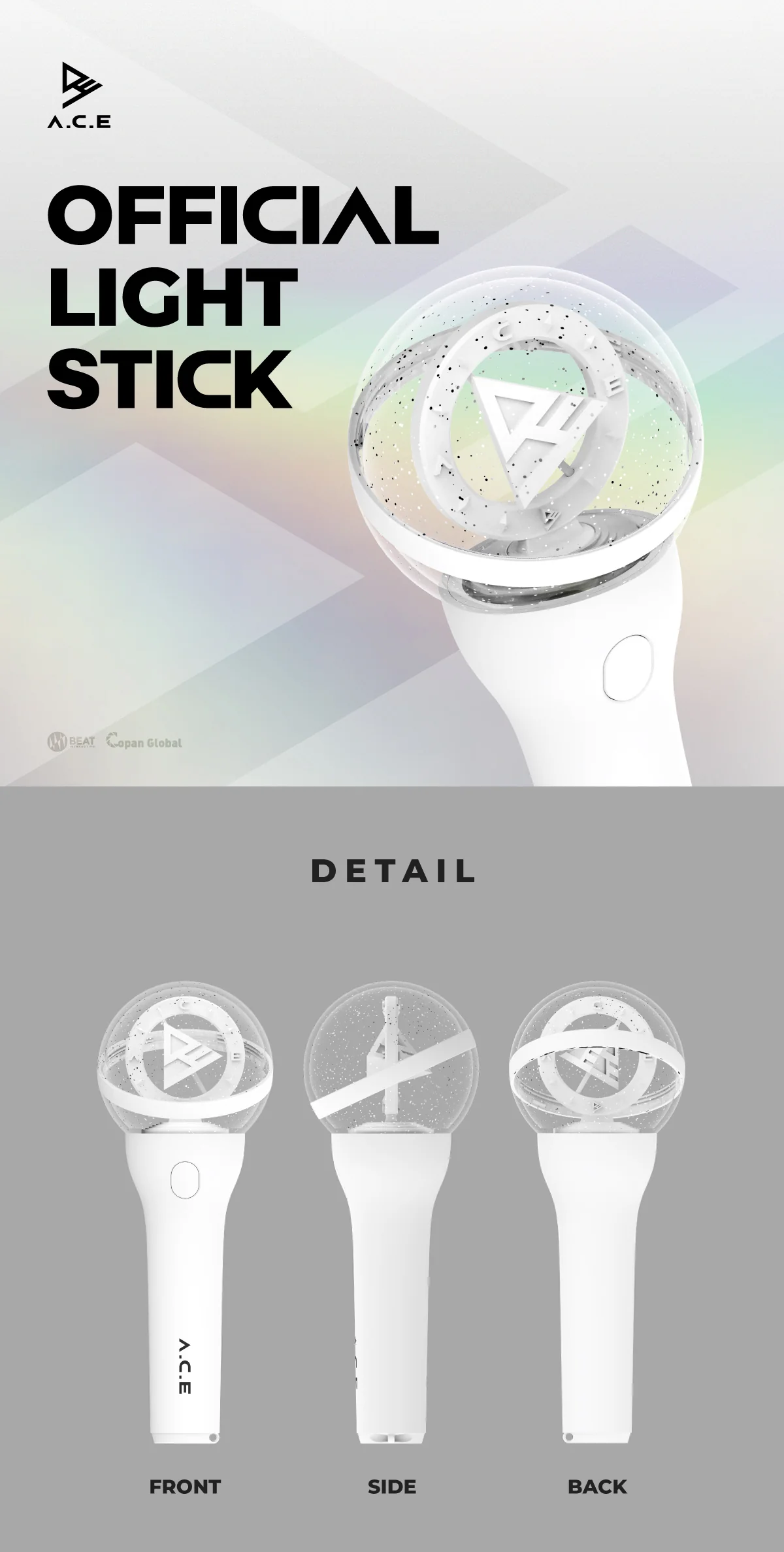 A.C.E ACE Official Light Stick Fanlight - Image 2