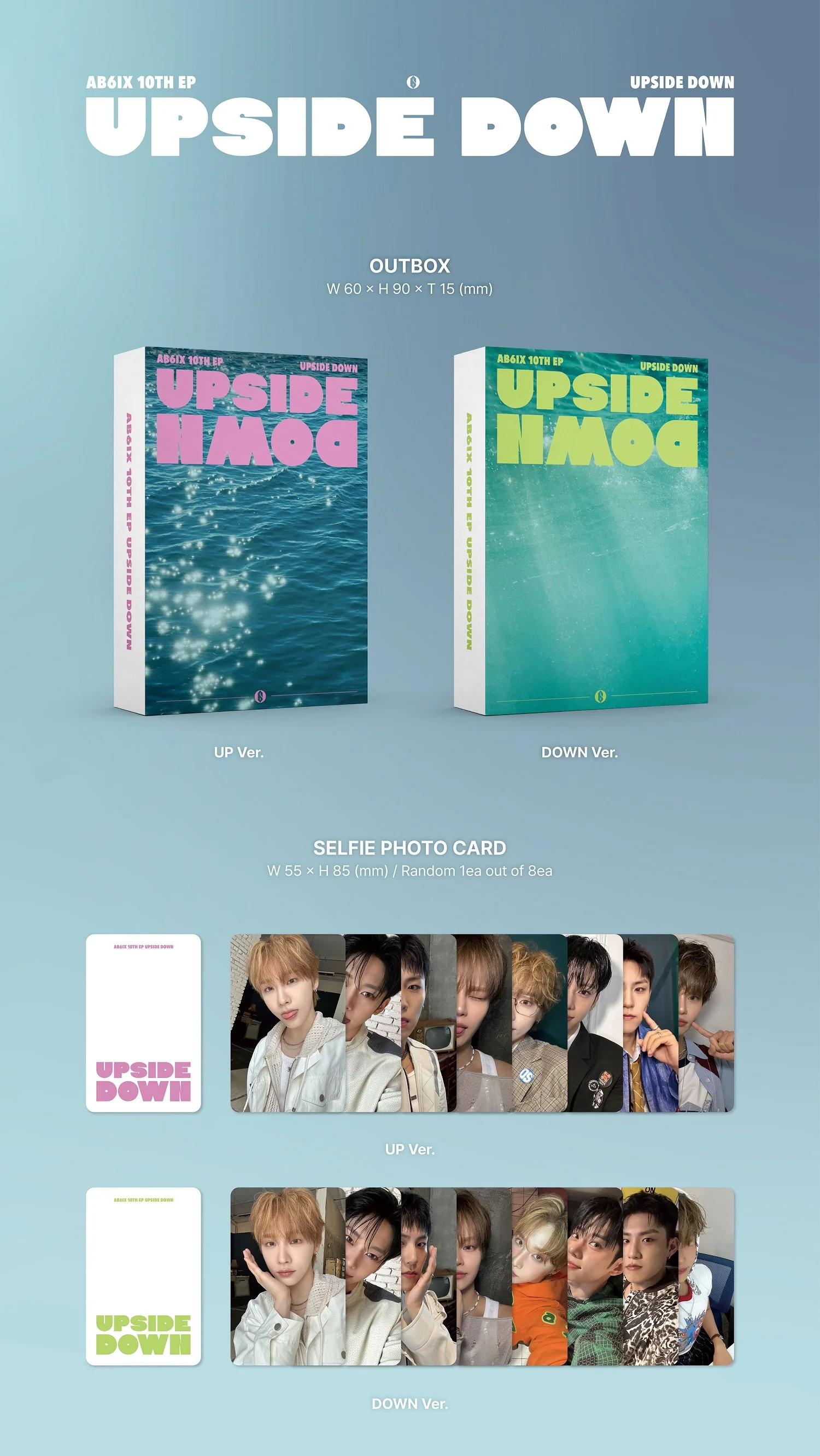 Ab6ix - 10th EP Upside Down Kiwee Album version Platform CD - Image 2