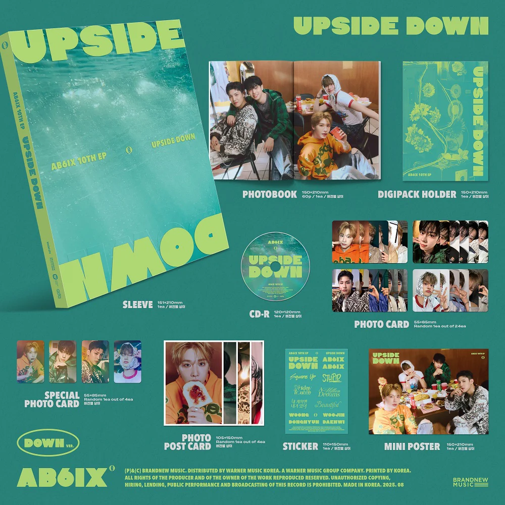 Ab6ix - 10th EP Upside Down Photobook version CD - Image 3