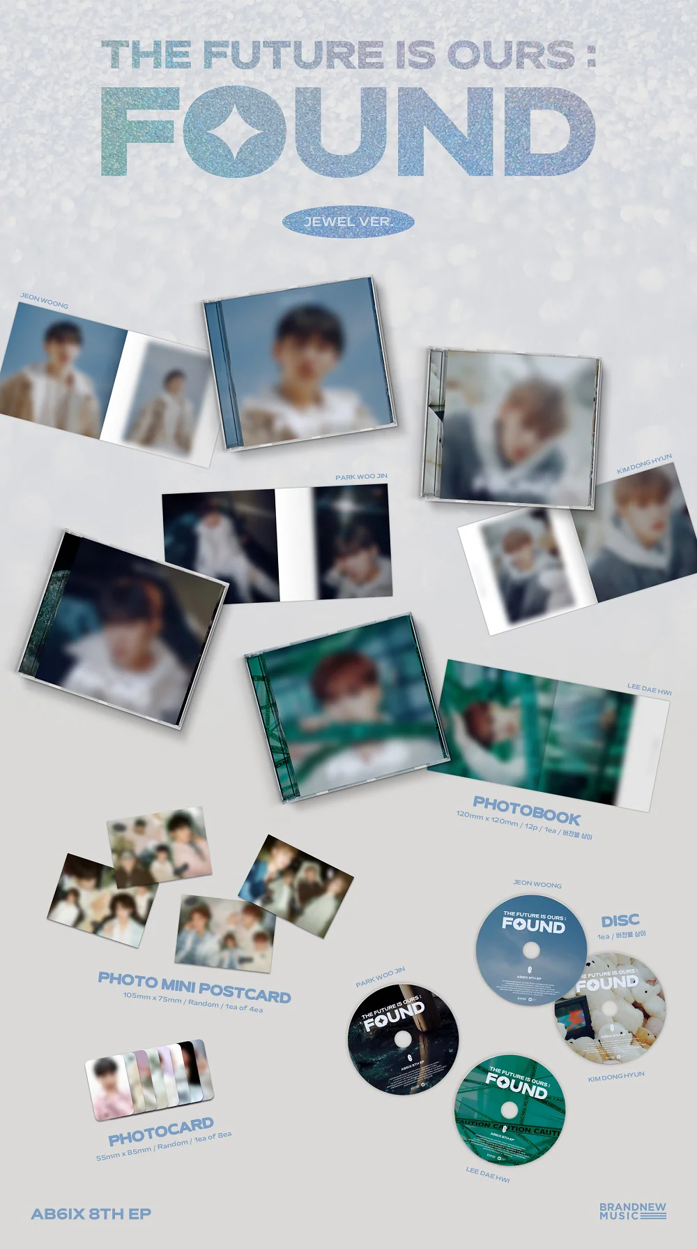 AB6IX - 8th EP THE FUTURE IS OURS : FOUND Jewel Case version CD - Image 2