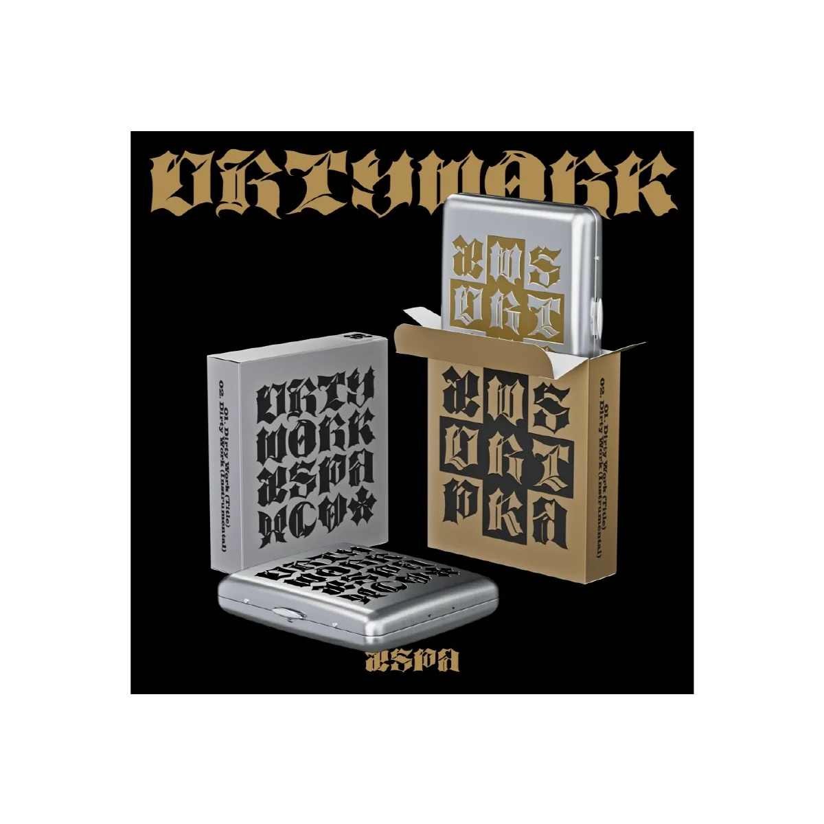 Aespa - 1st Single Album Dirty Work [Dirty Case ver.] - Image 4