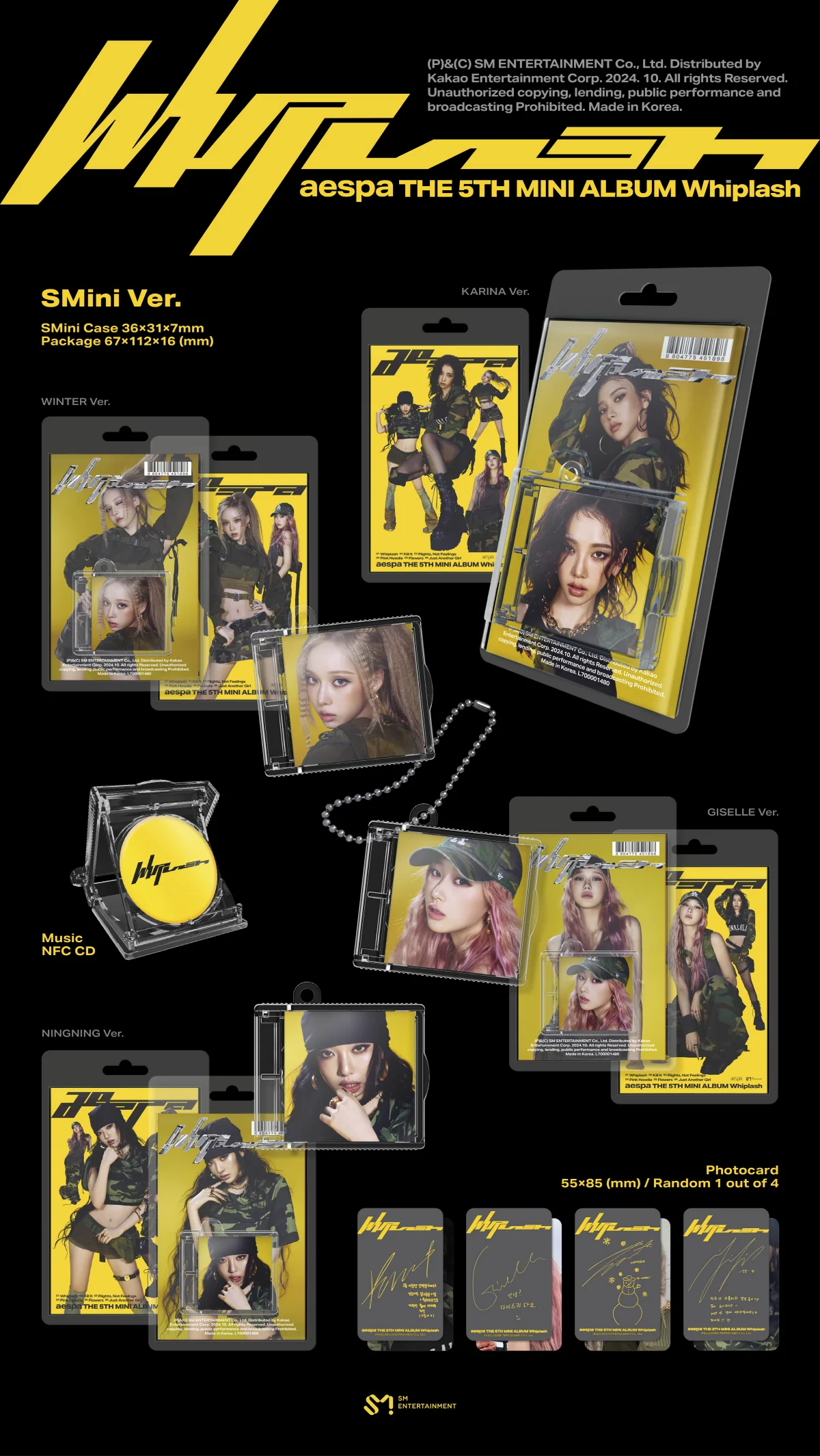aespa - Whiplash [SMini ver.] Smart Album - Image 2