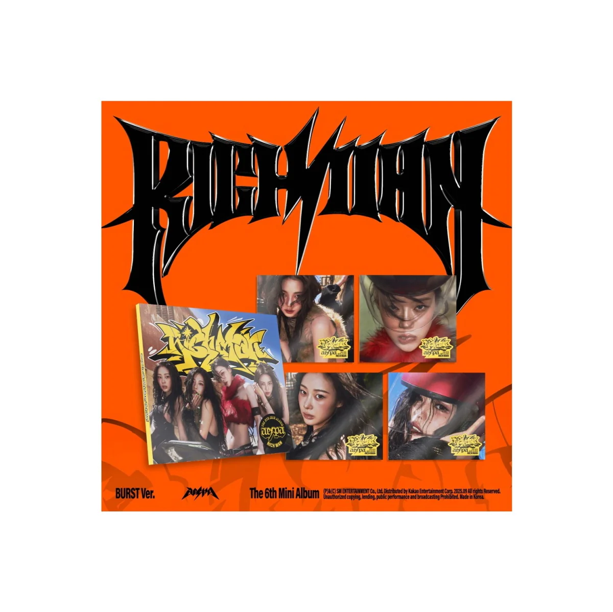 aespa - 6th Mini Album Rich Man [BURST ver.] - Image 3