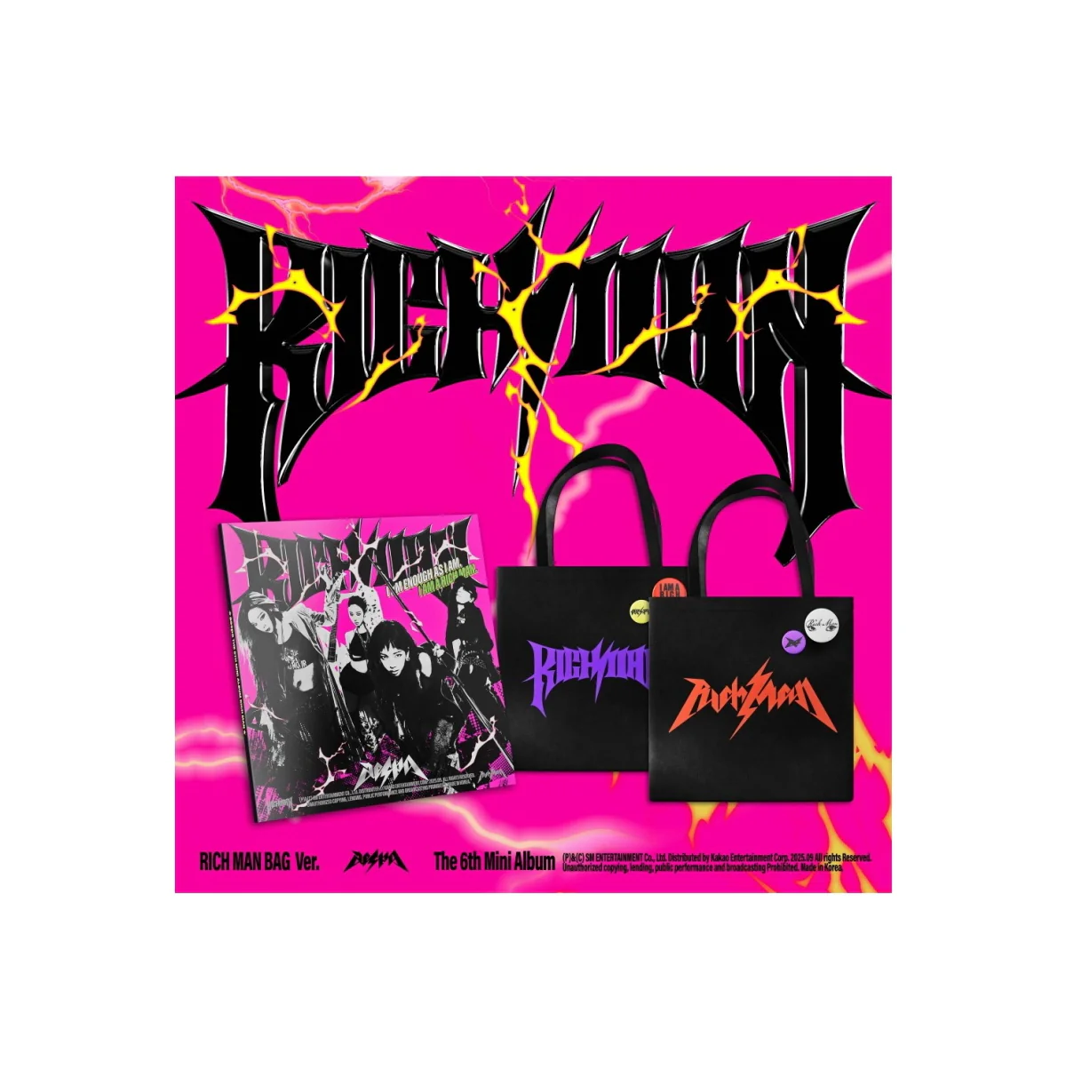 aespa - 6th Mini Album Rich Man [RICH MAN BAG Ver.] - Image 3