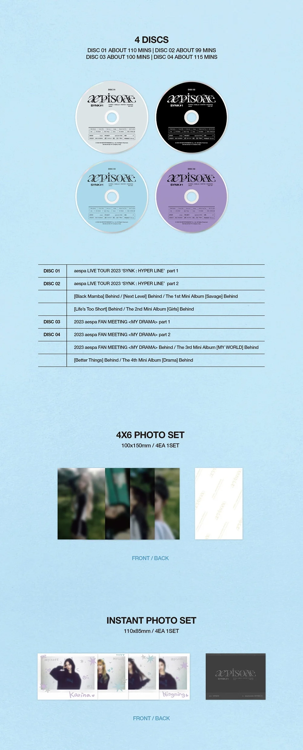 aespa aepisode æpisode SYNK #1 Blu-ray + Pre-Order Benefit - Image 6