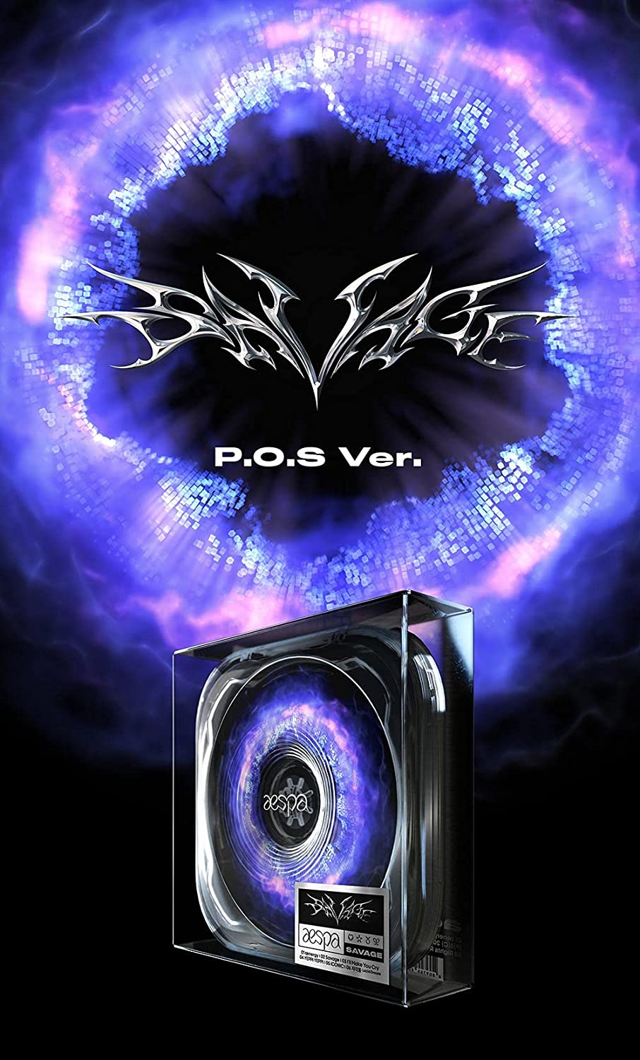 AESPA - SAVAGE Case ver. [P.O.S ver.] Album+Extra Photocards Set - Image 2