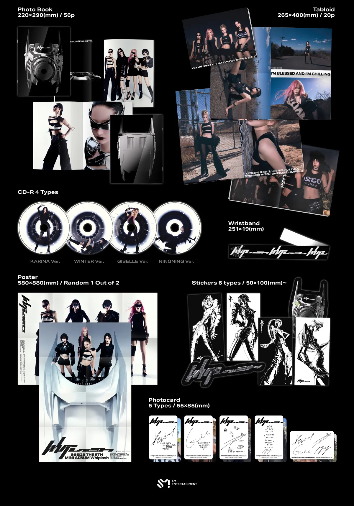 aespa - Whiplash [Whiplash Limited Ver.] (Random) 5th Mini Album - Image 3