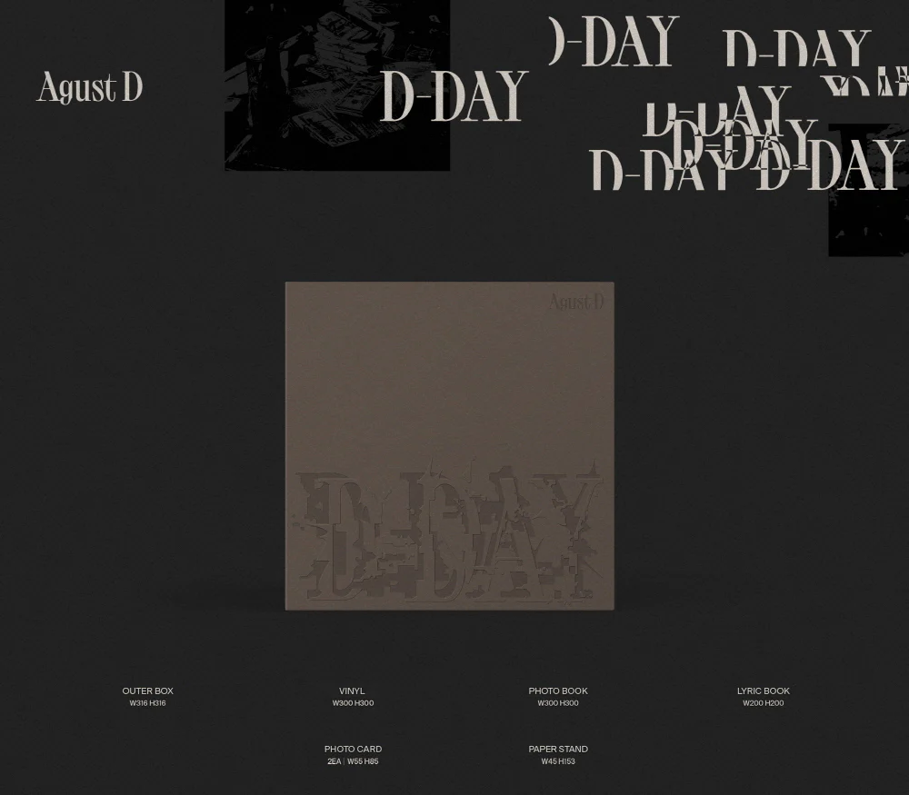 Agust D - D-DAY [Vinyl LP] - Image 2