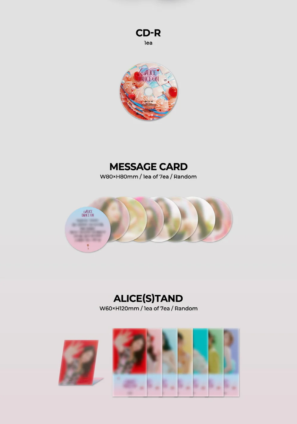 ALICE - DANCE ON Album+Folded Poster - Image 3