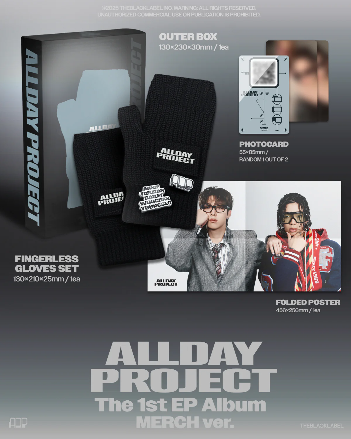 ALLDAY PROJECT - 1st EP Album ALLDAY PROJECT [MERCH ver.] - Image 3