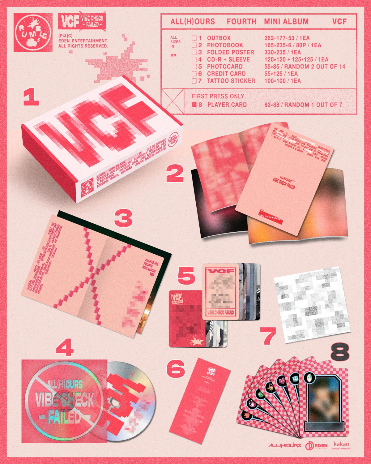 ALL(H)OURS - 4th Mini Album VCF - Image 3