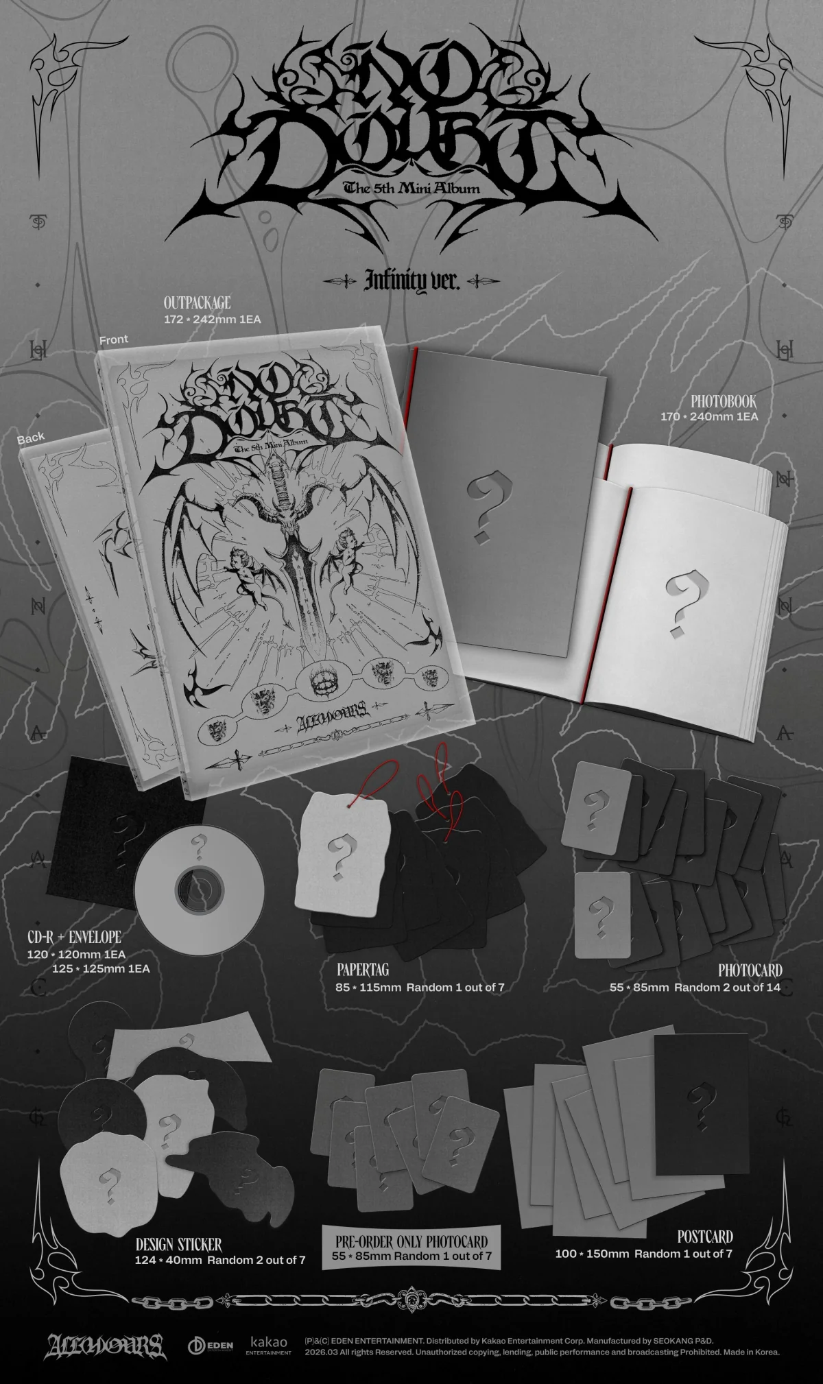 ALL(H)OURS Allhours - 5th Mini Album NO DOUBT - Image 3
