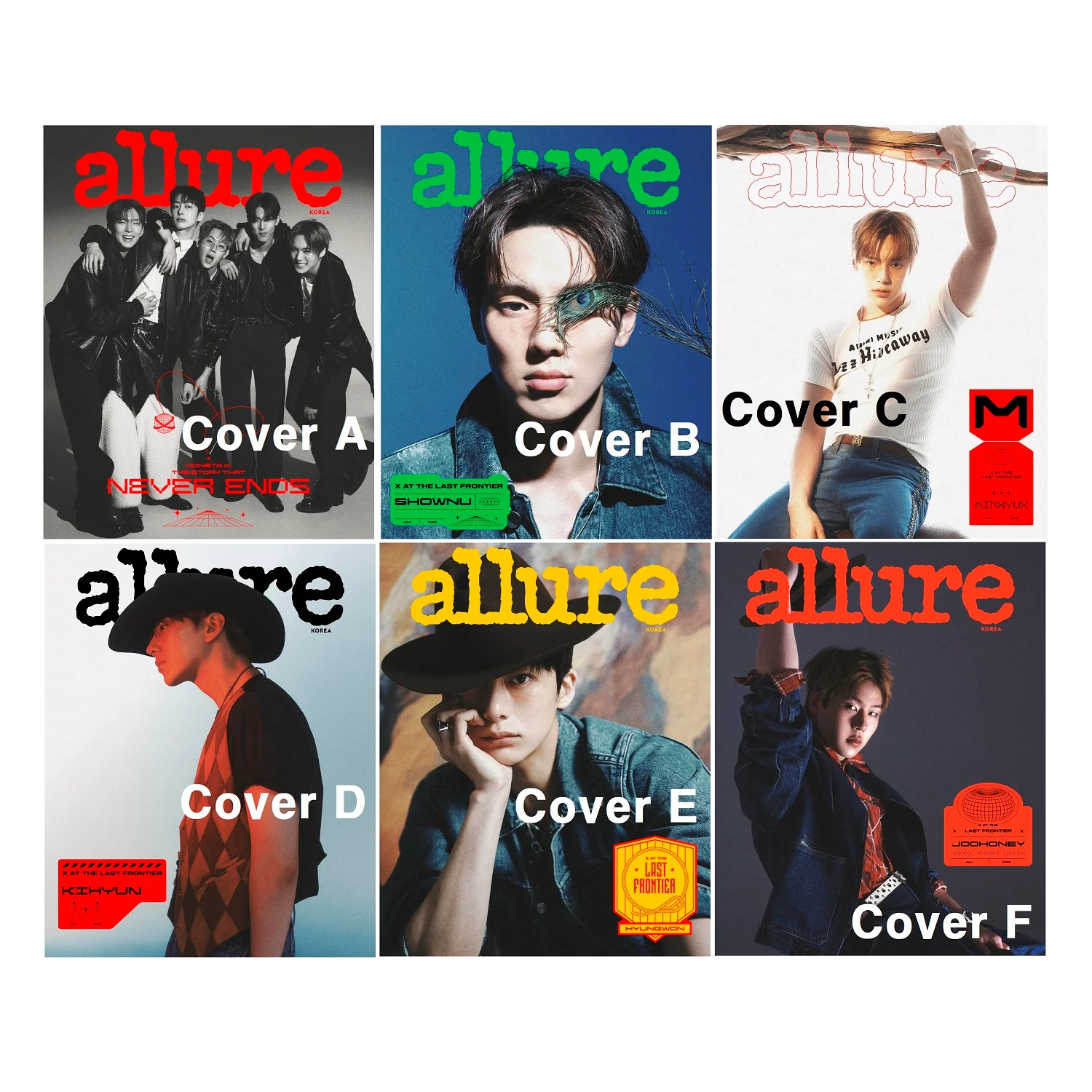 Allure Magazine Korea July 2025 MONSTA X