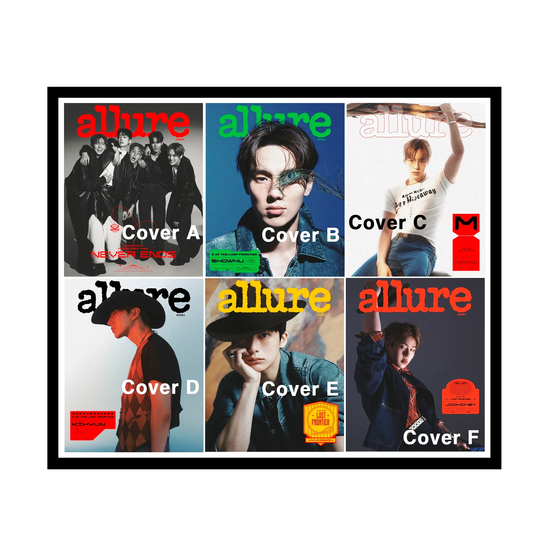 Allure Magazine Korea July 2025 MONSTA X - Image 13